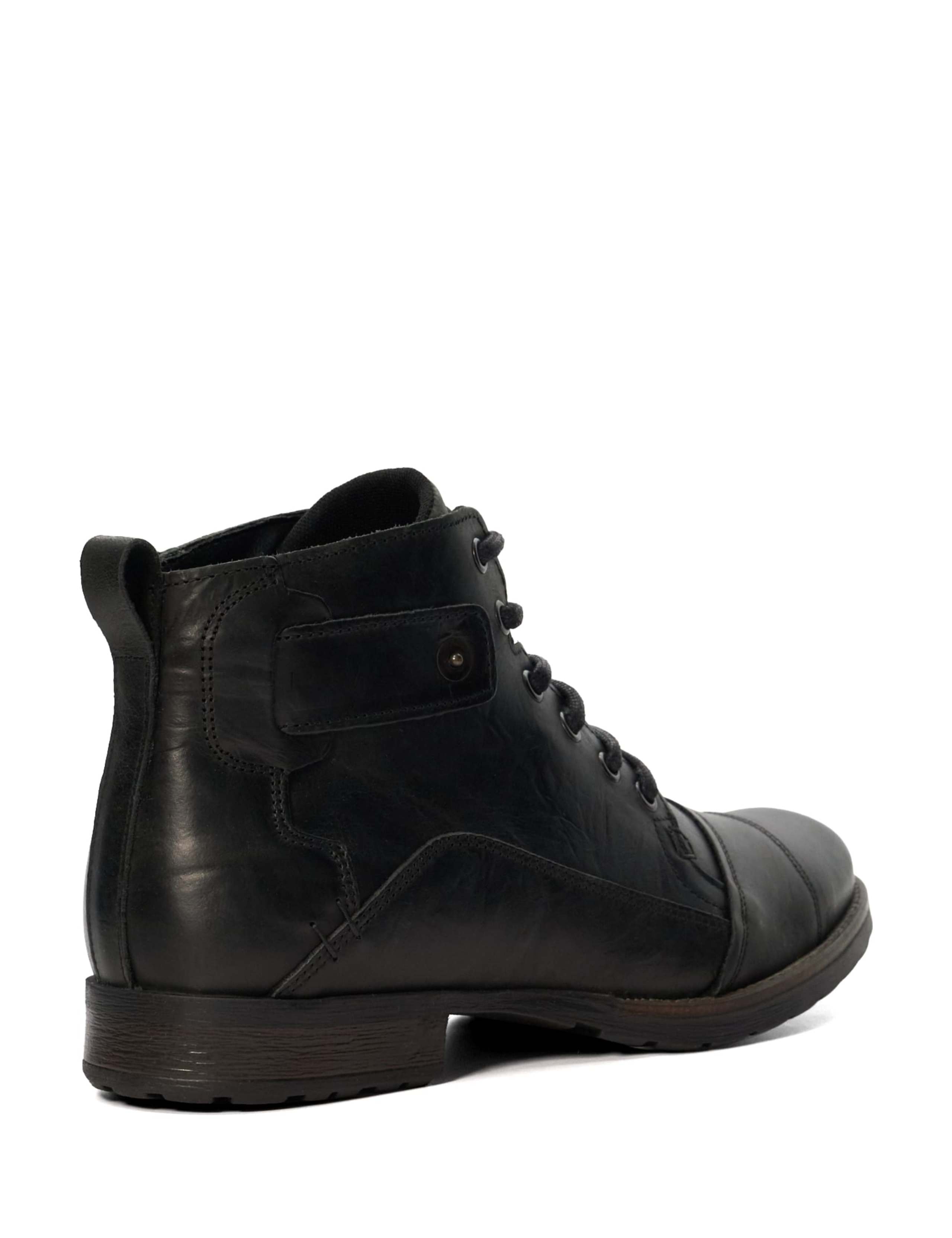 Leather Seam Detail Casual Boots 4 of 6