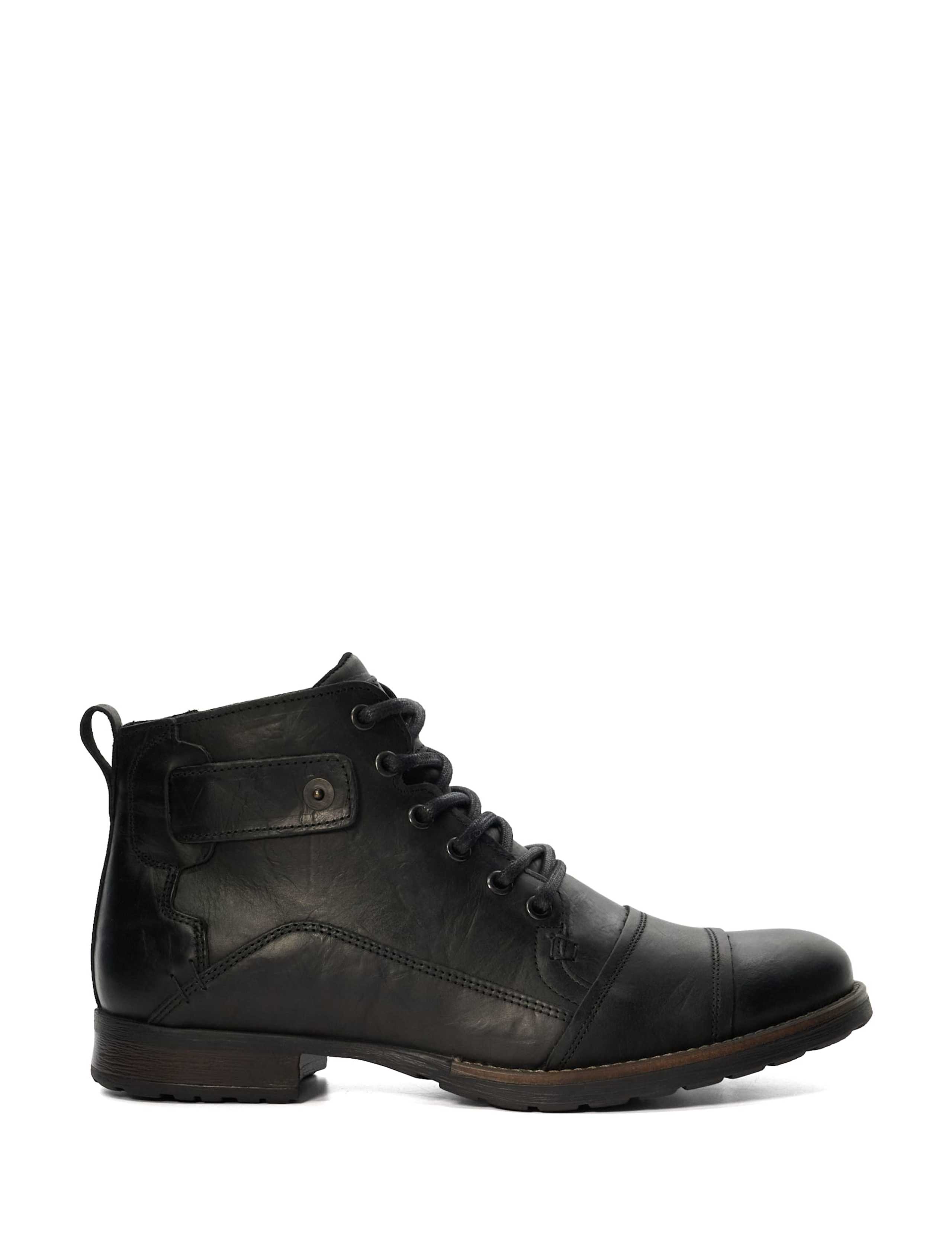 Leather Seam Detail Casual Boots 1 of 6