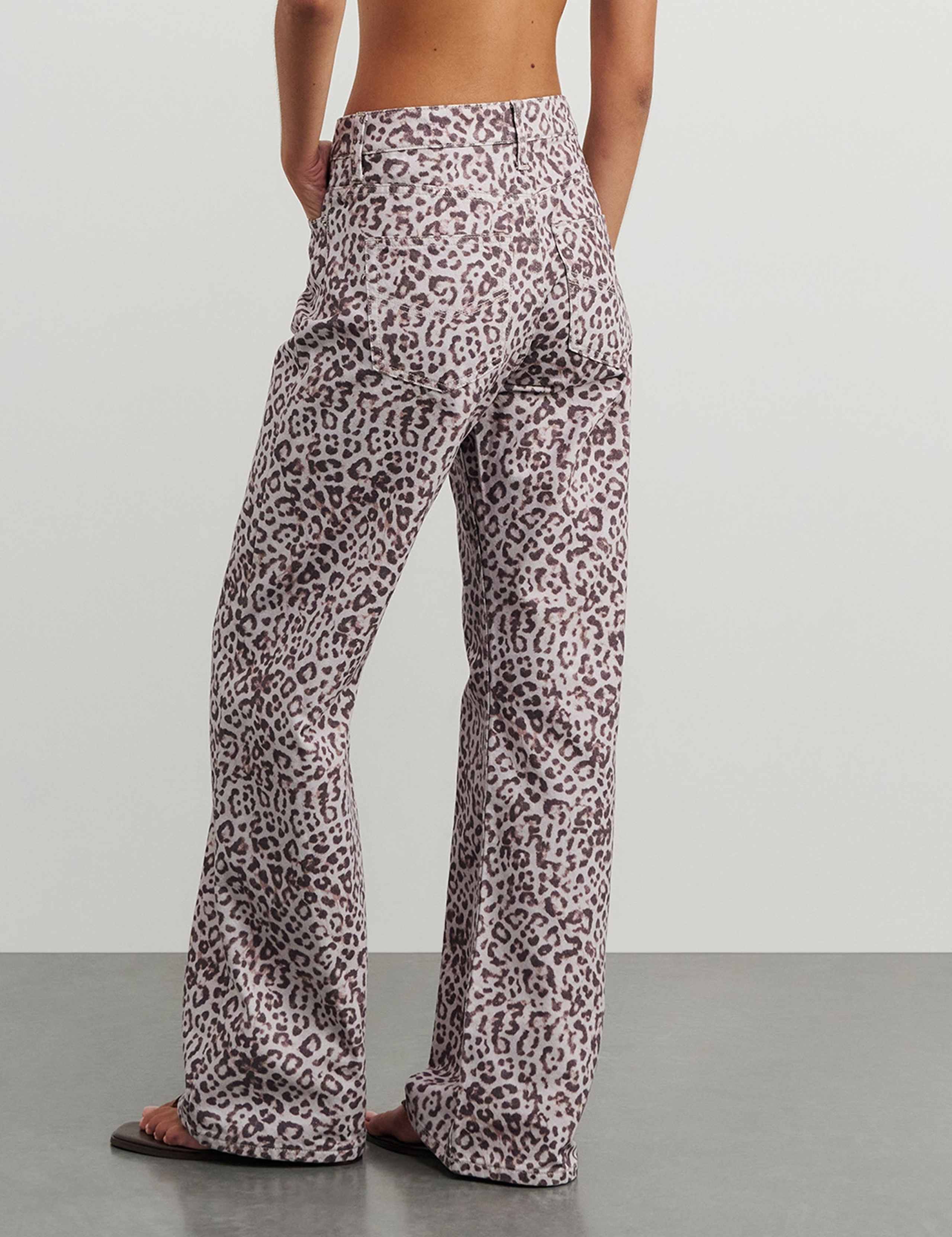 Mid Rise Straight Leg Jeans 4 of 5