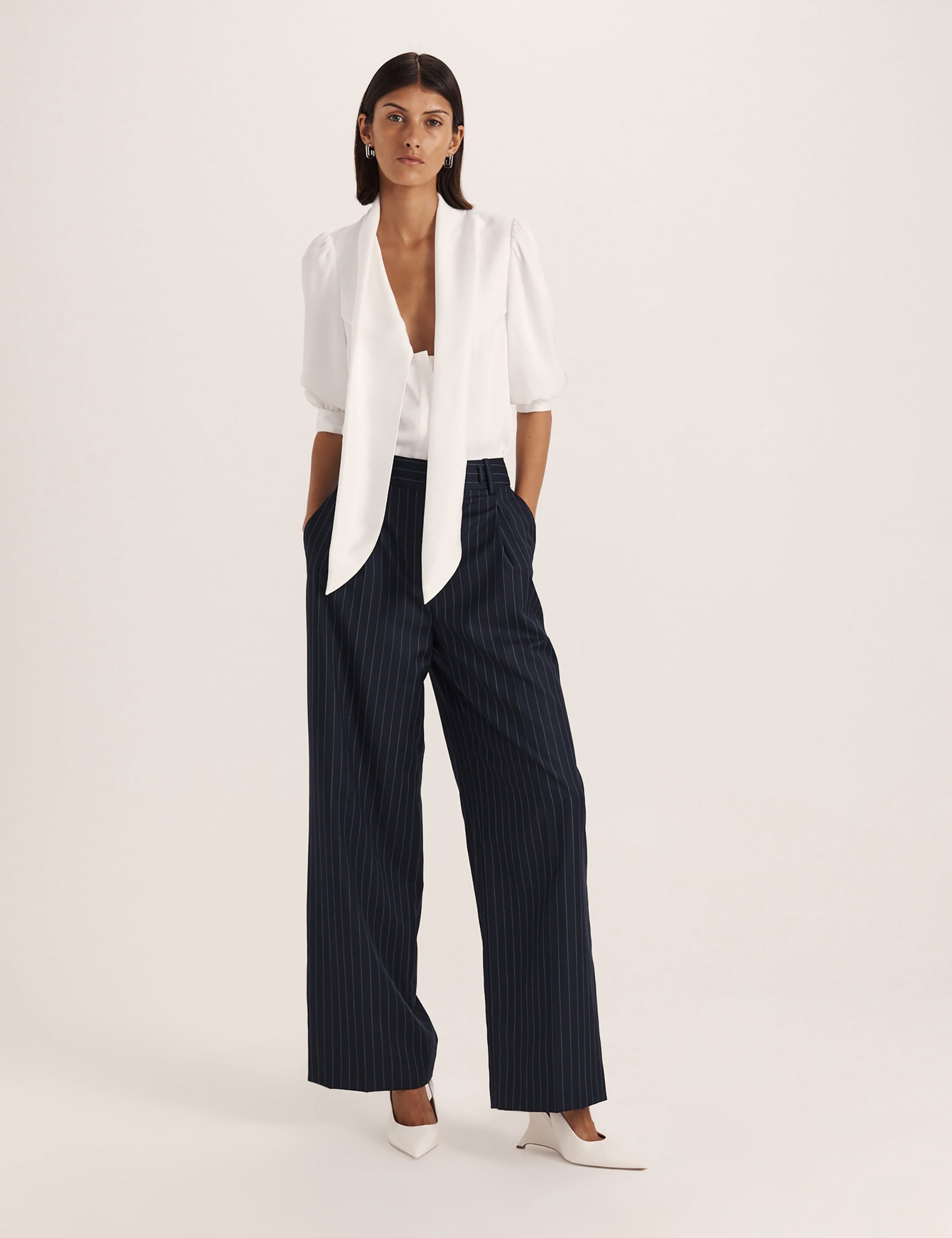 Tie Neck Blouse 3 of 8