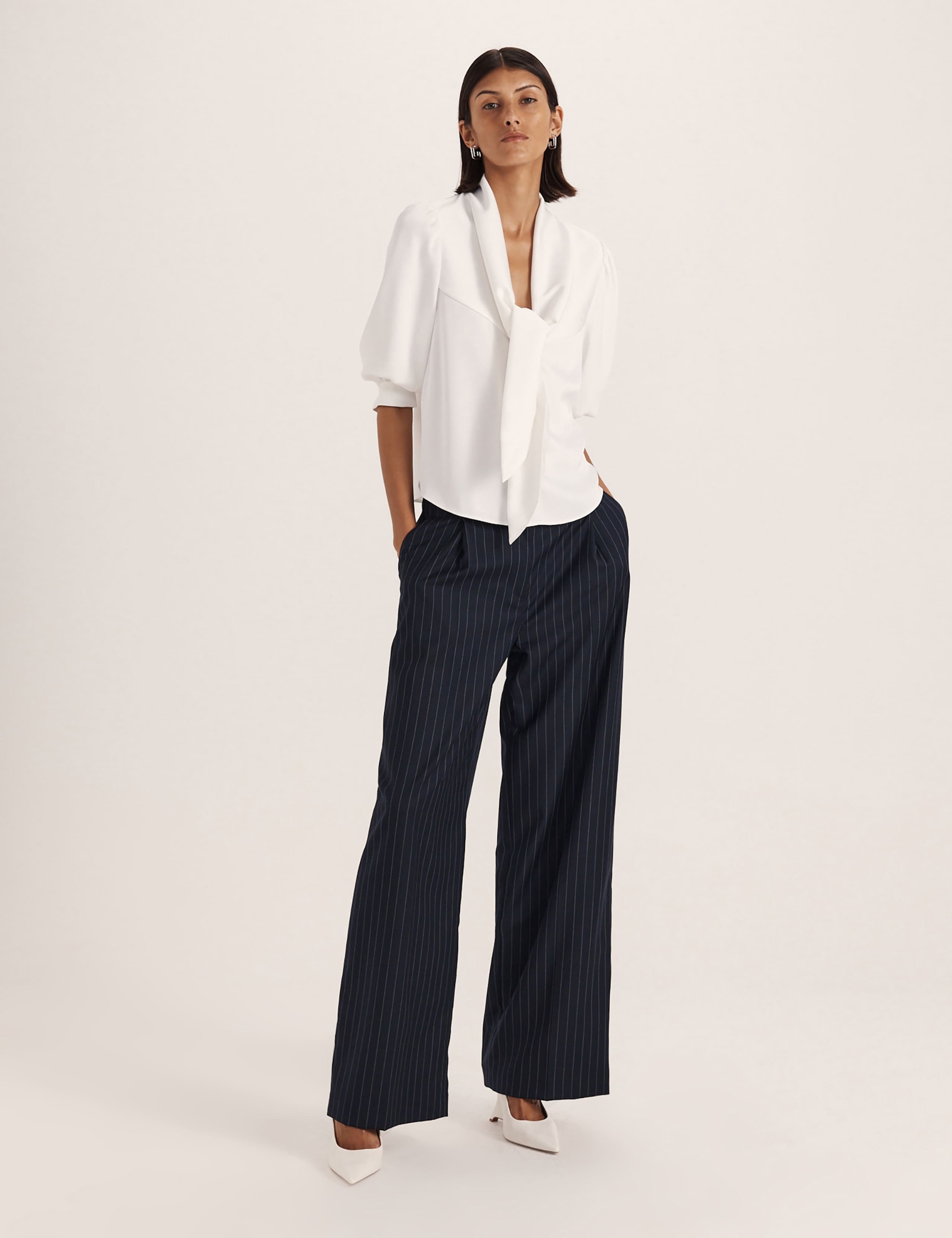 Tie Neck Blouse 4 of 8