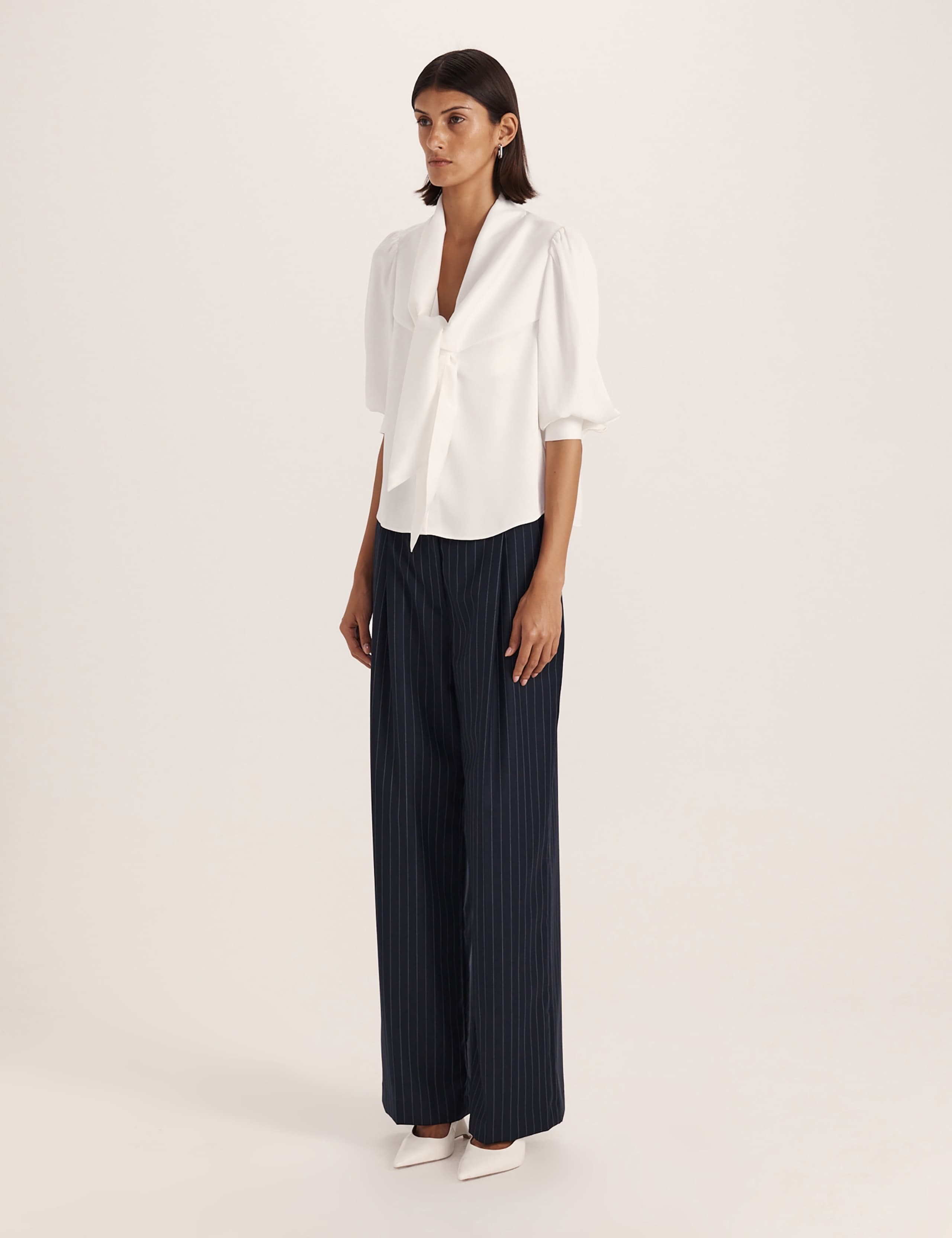 Tie Neck Blouse 5 of 8