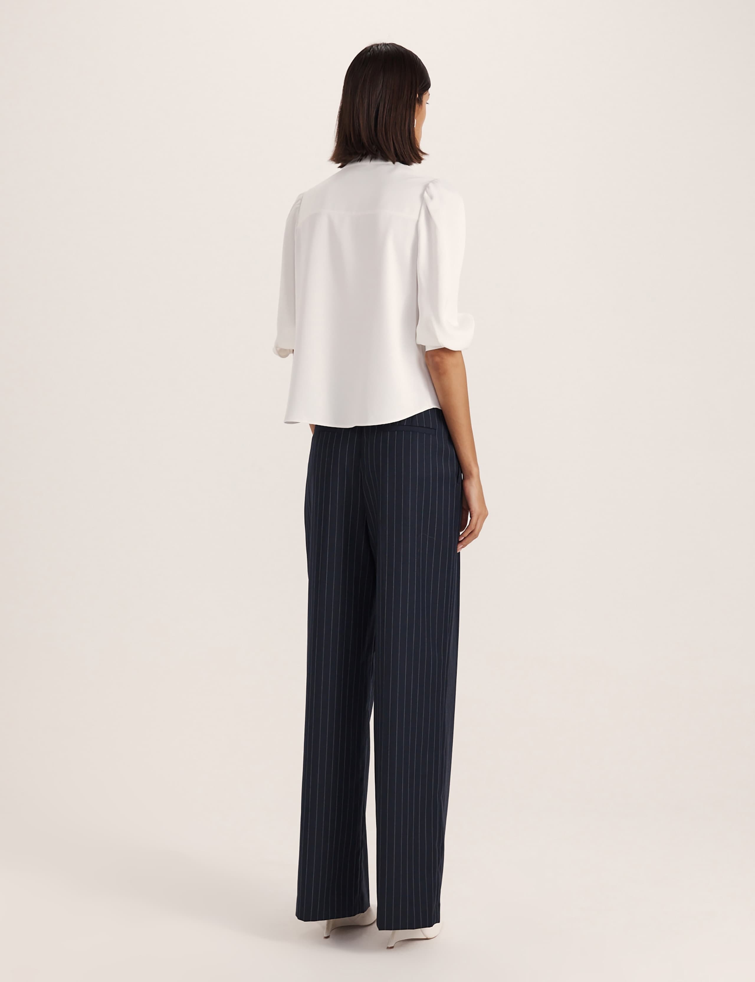 Tie Neck Blouse 6 of 8