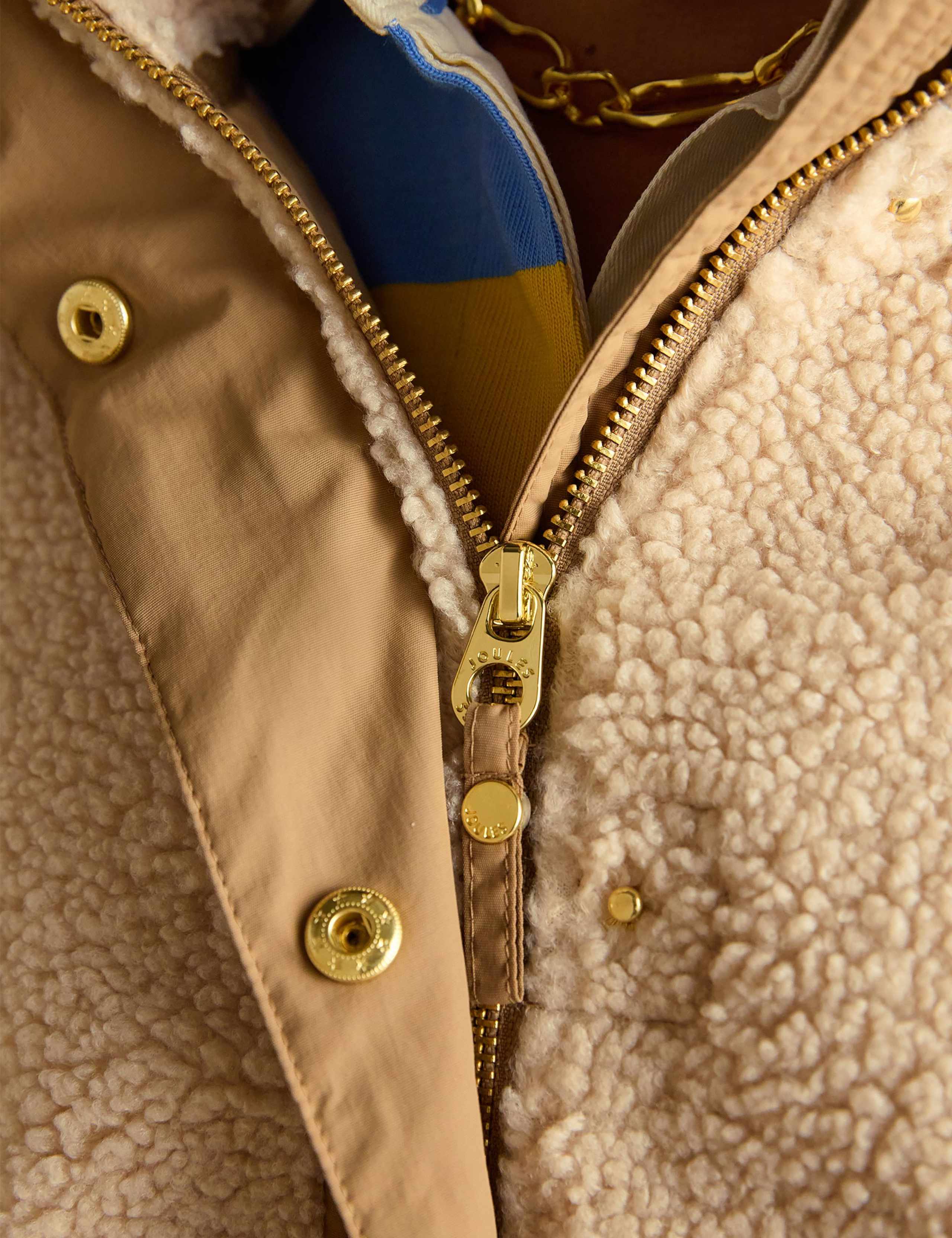 2 in 1 Zip Up Borg Fleece Jacket 10 of 11