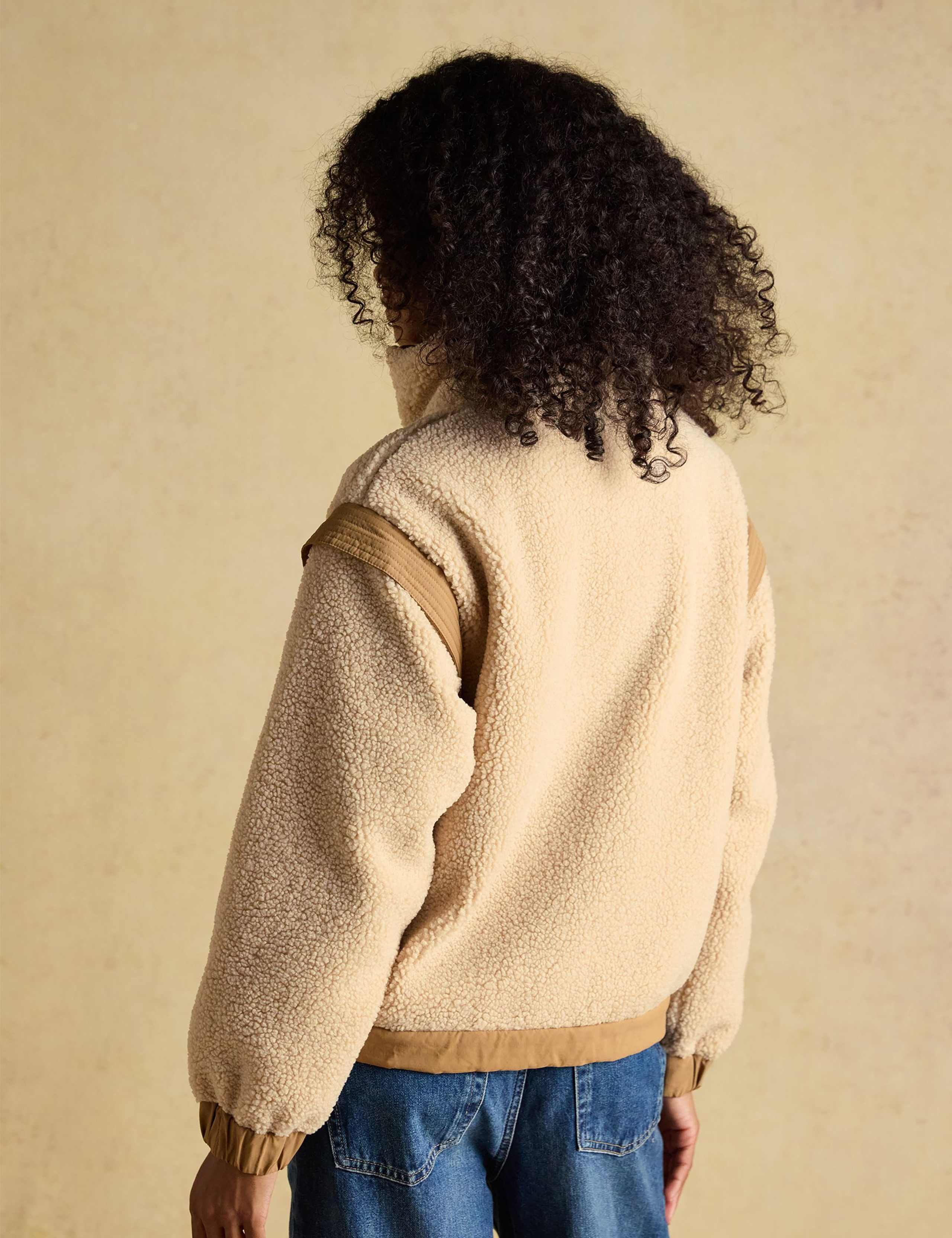 2 in 1 Zip Up Borg Fleece Jacket 5 of 11