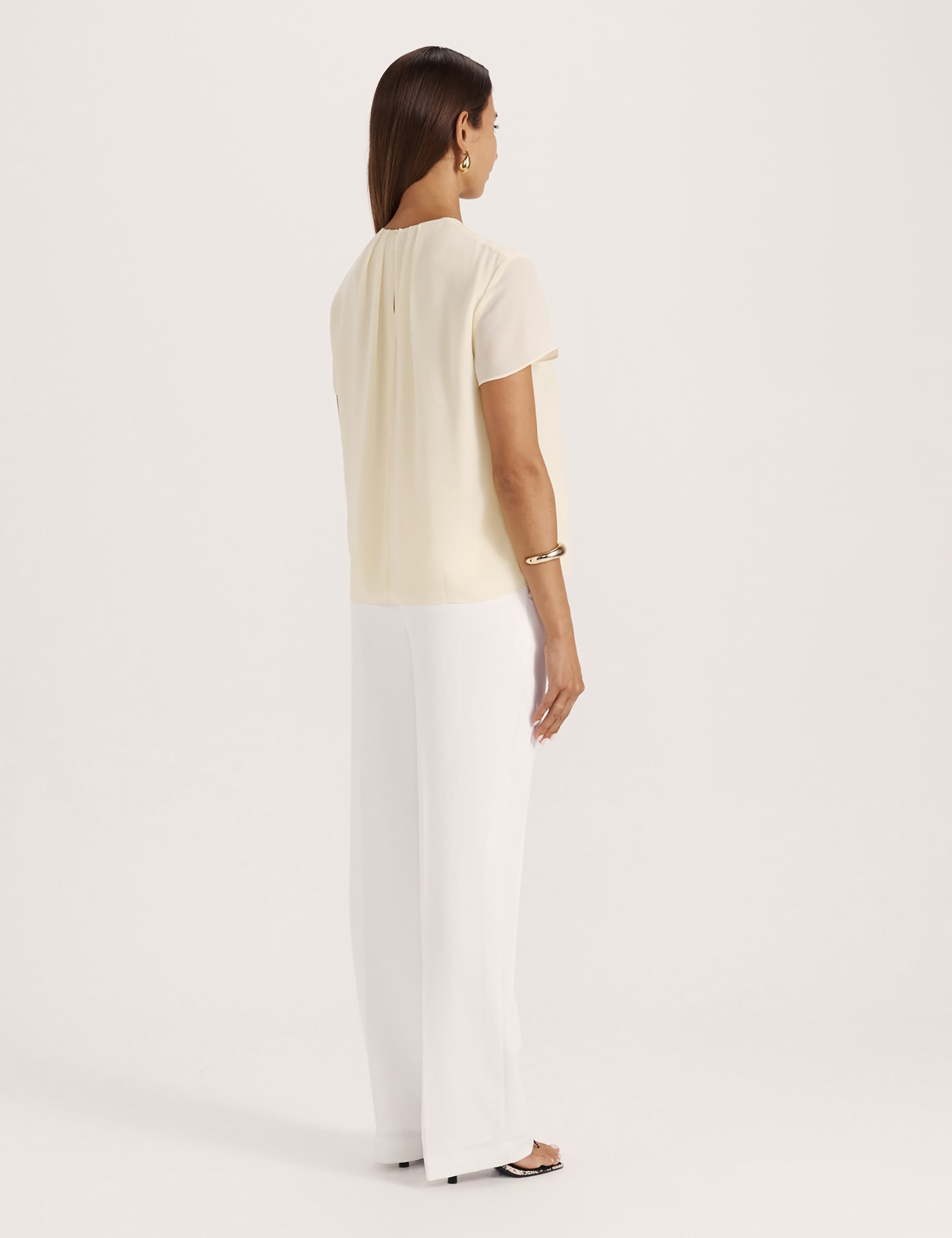 Tuck Detail Crew Neck Top 5 of 6
