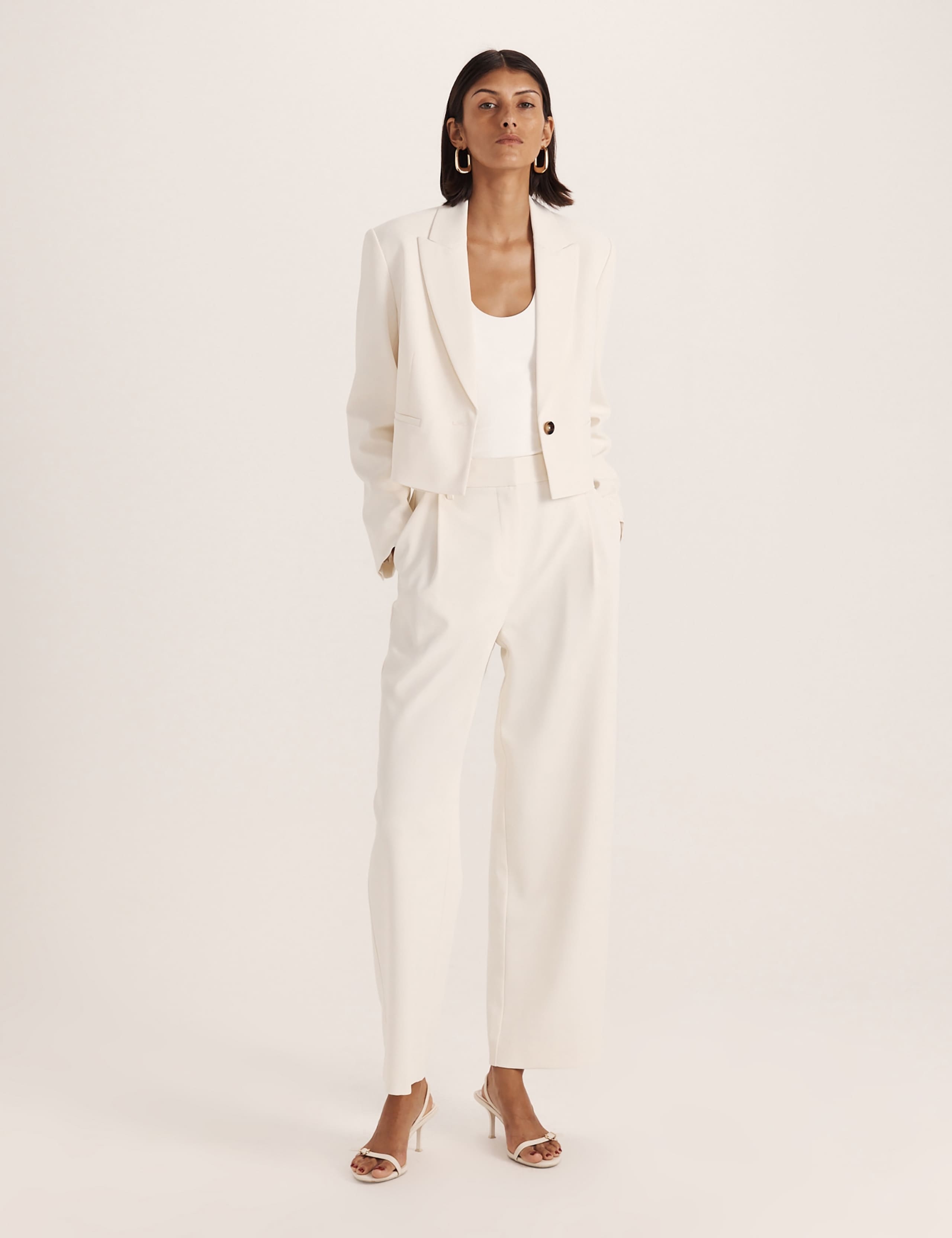 Single Breasted Cropped Blazer 5 of 8