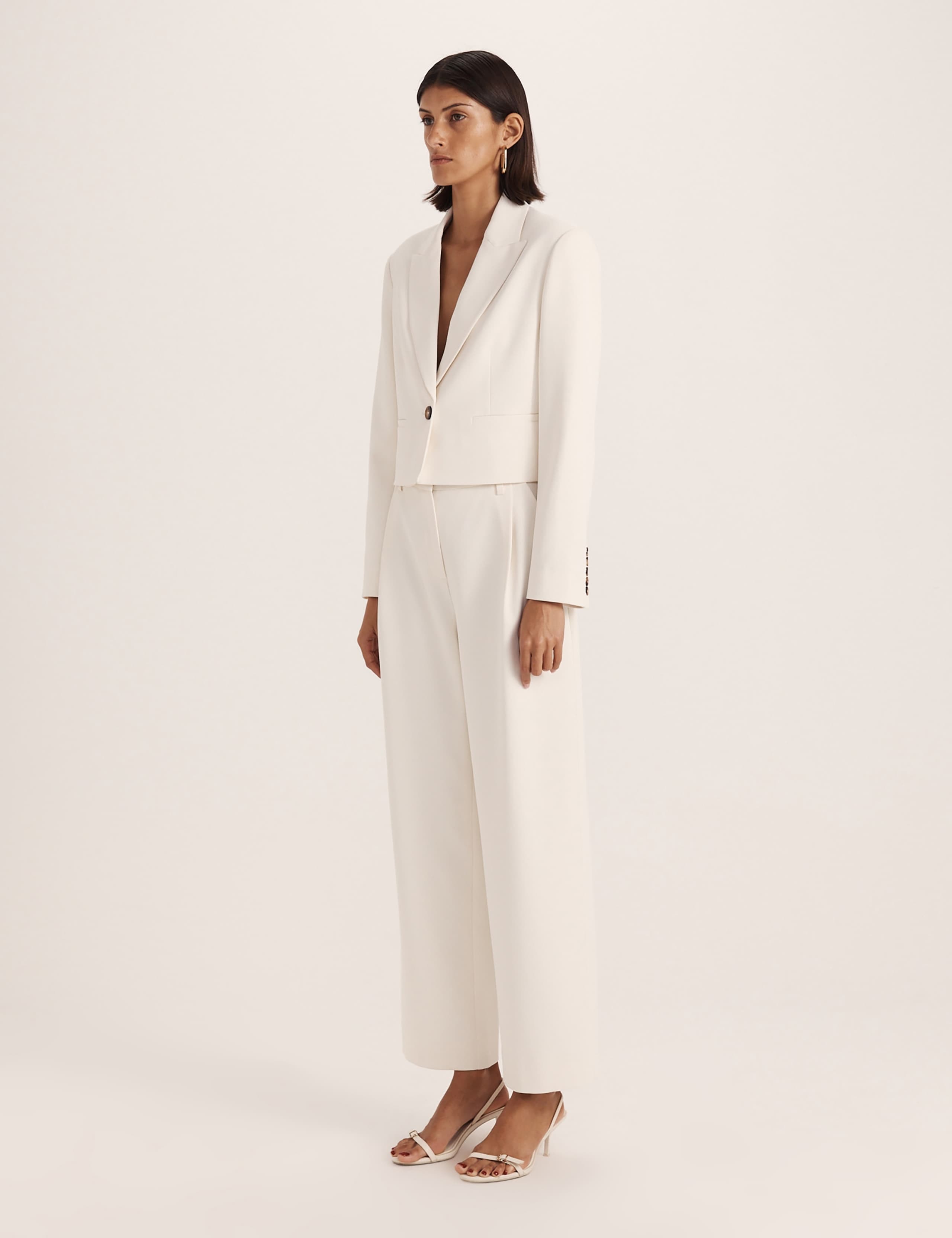Single Breasted Cropped Blazer 6 of 8