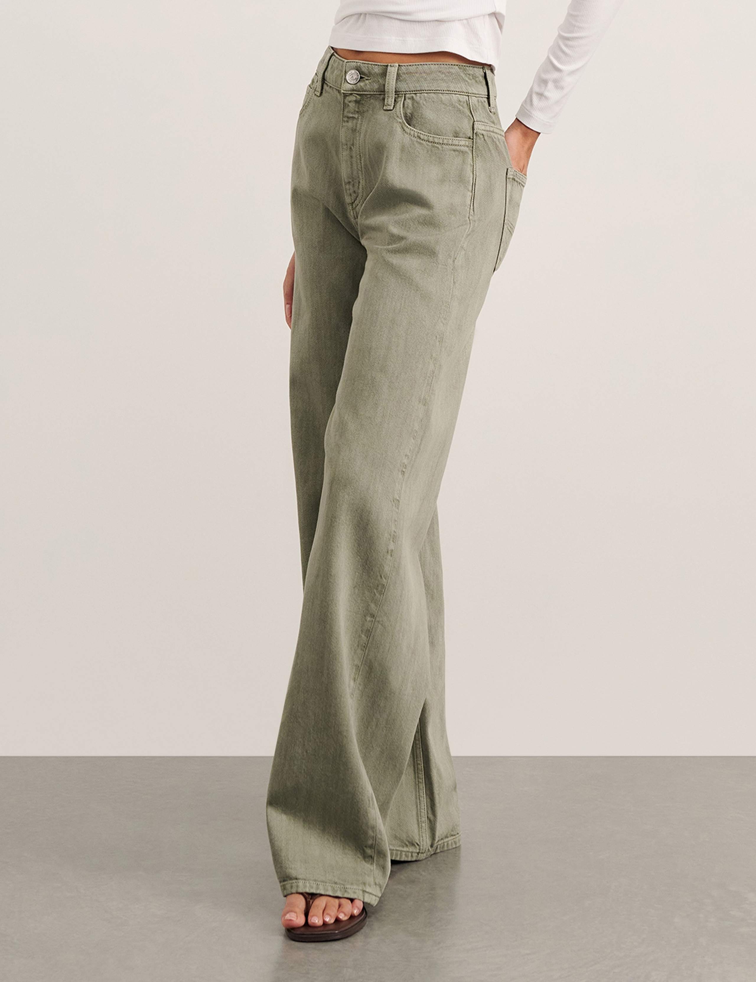 Mid Rise Straight Leg Jeans 6 of 6