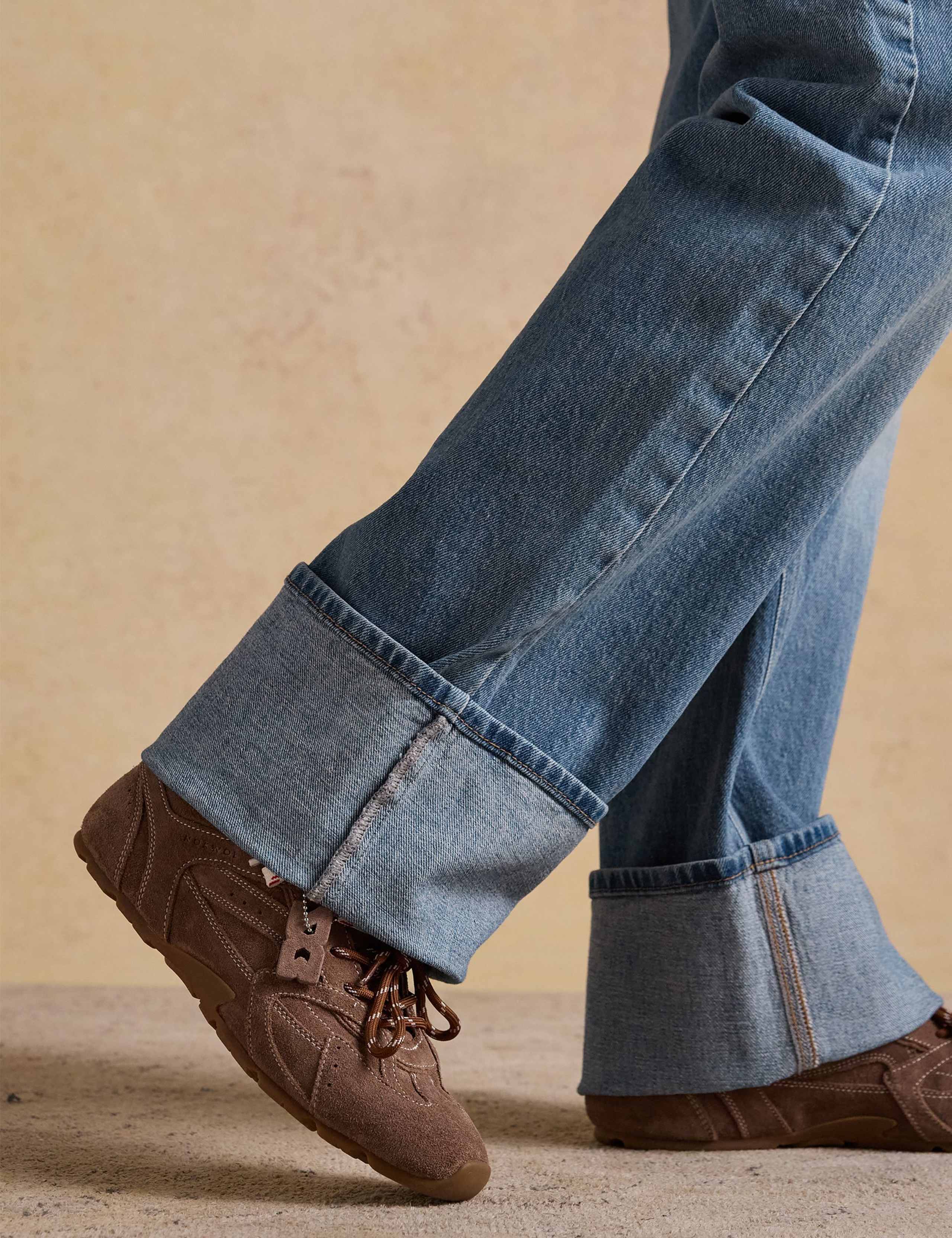 Relaxed High Waist Cuffed Jeans 7 of 8