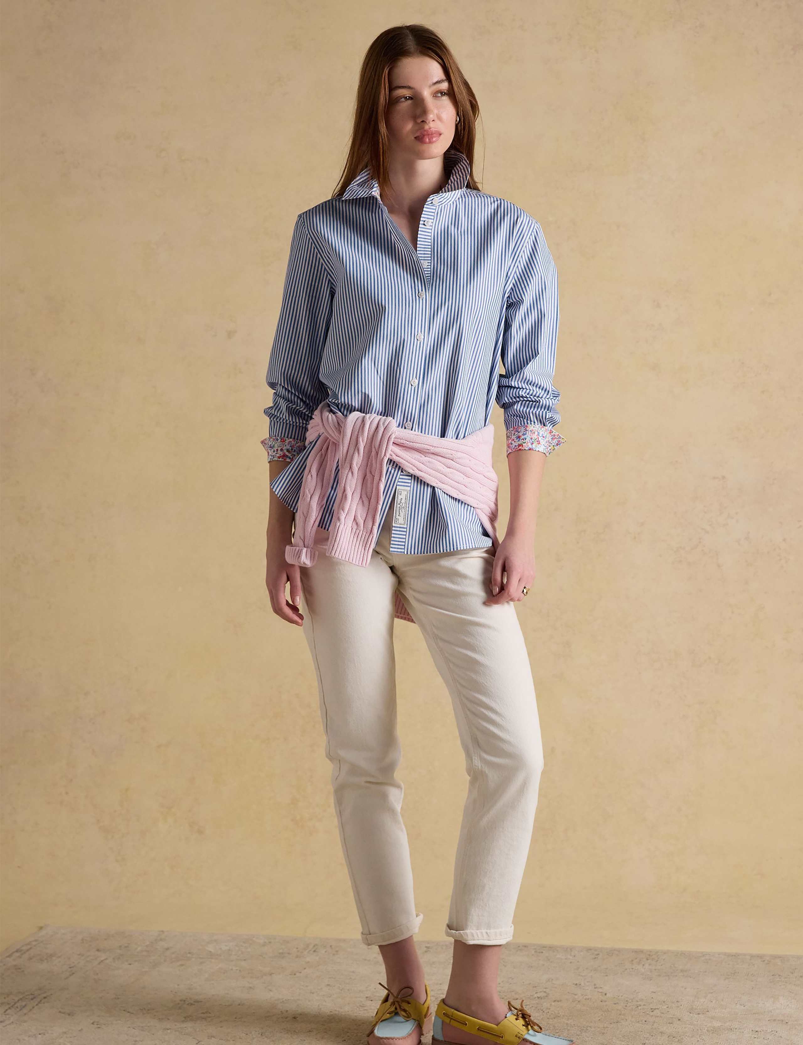 Pure Cotton Striped Collared Shirt 3 of 9