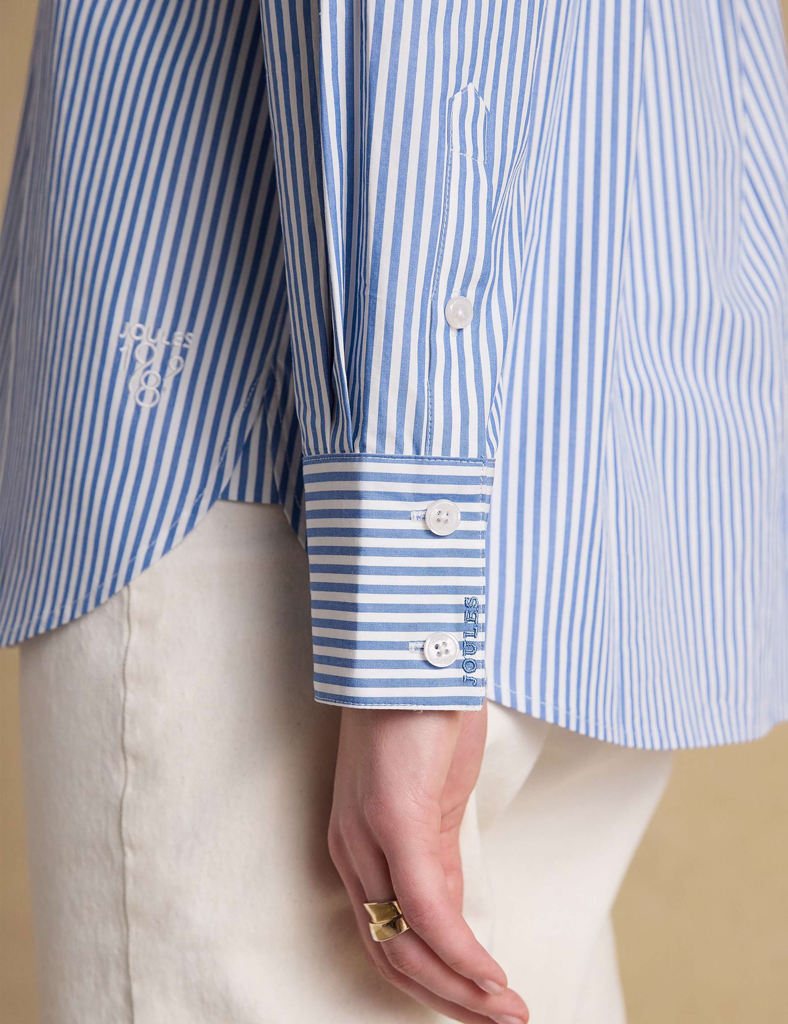 Pure Cotton Striped Collared Shirt 7 of 9