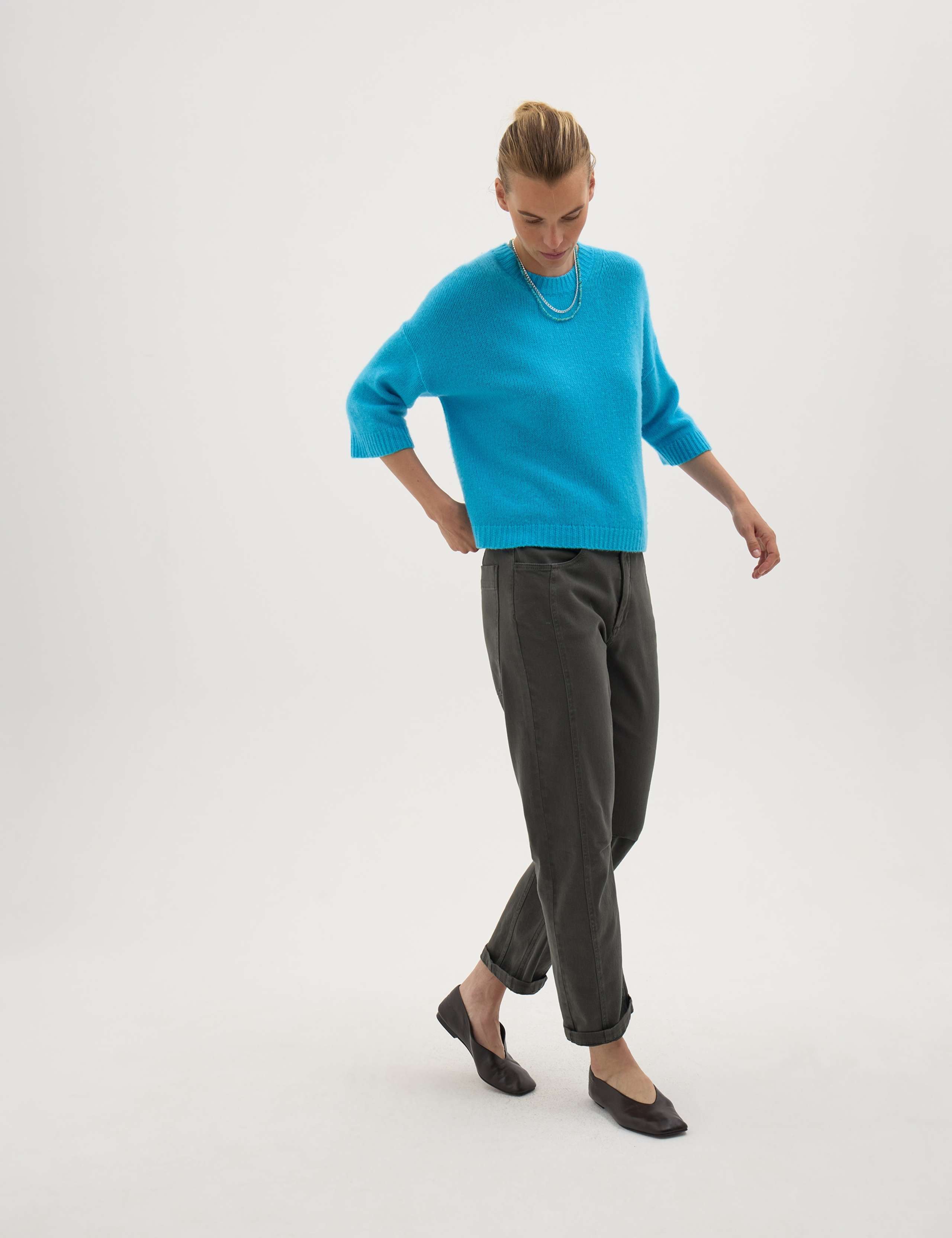 Pure Cashmere Oversized Knitted Top 4 of 5