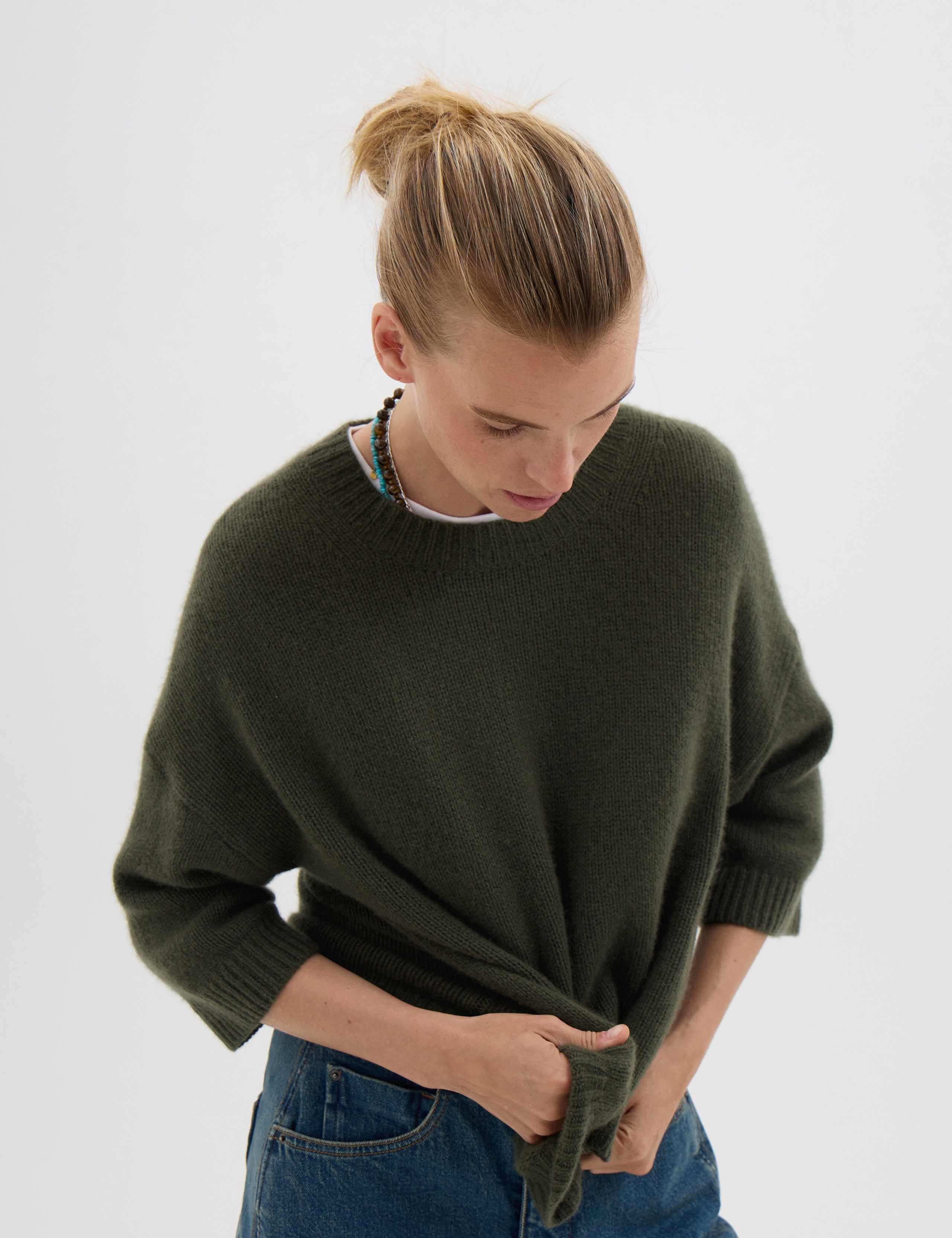 Pure Cashmere Oversized Knitted Top 3 of 8