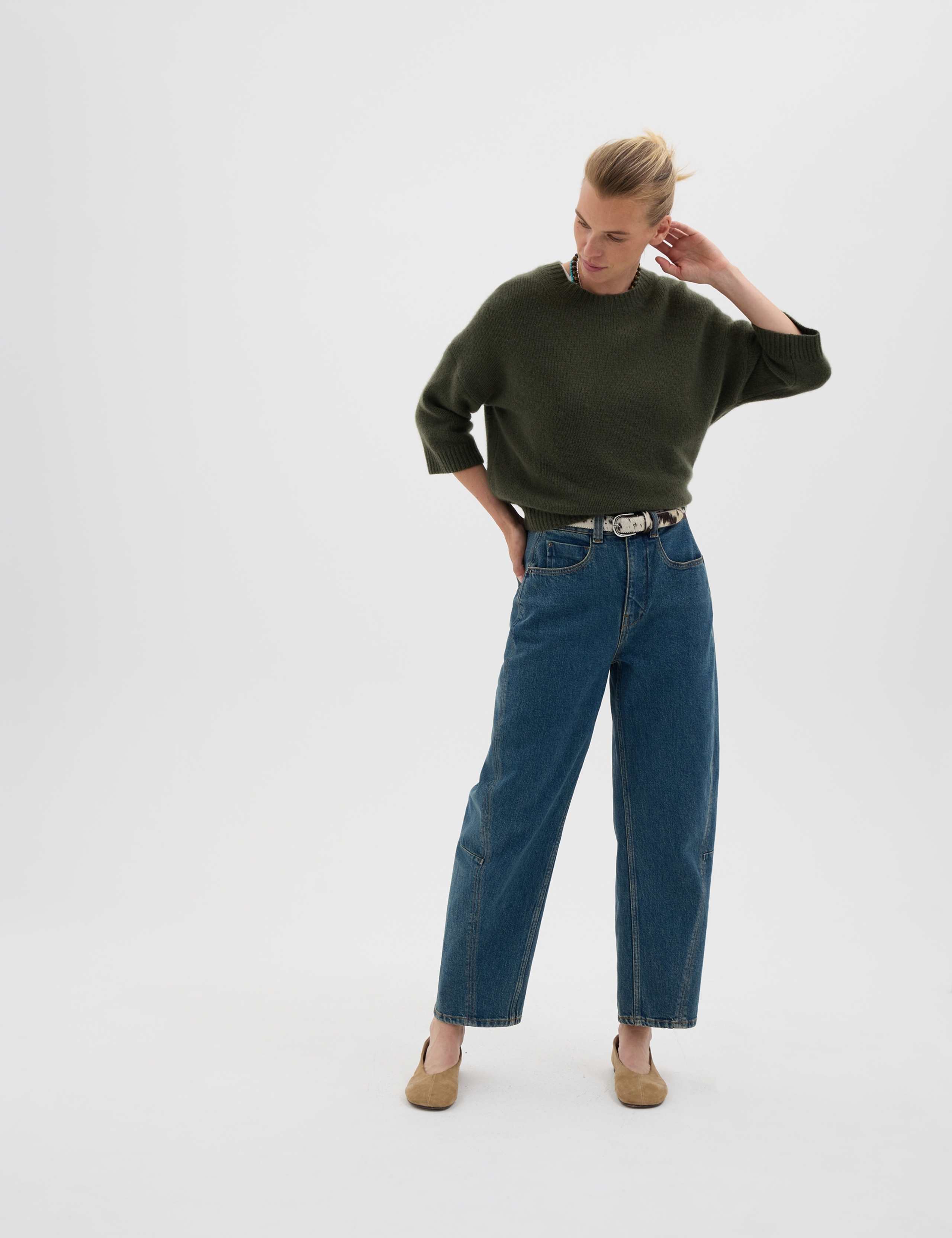Pure Cashmere Oversized Knitted Top 4 of 8