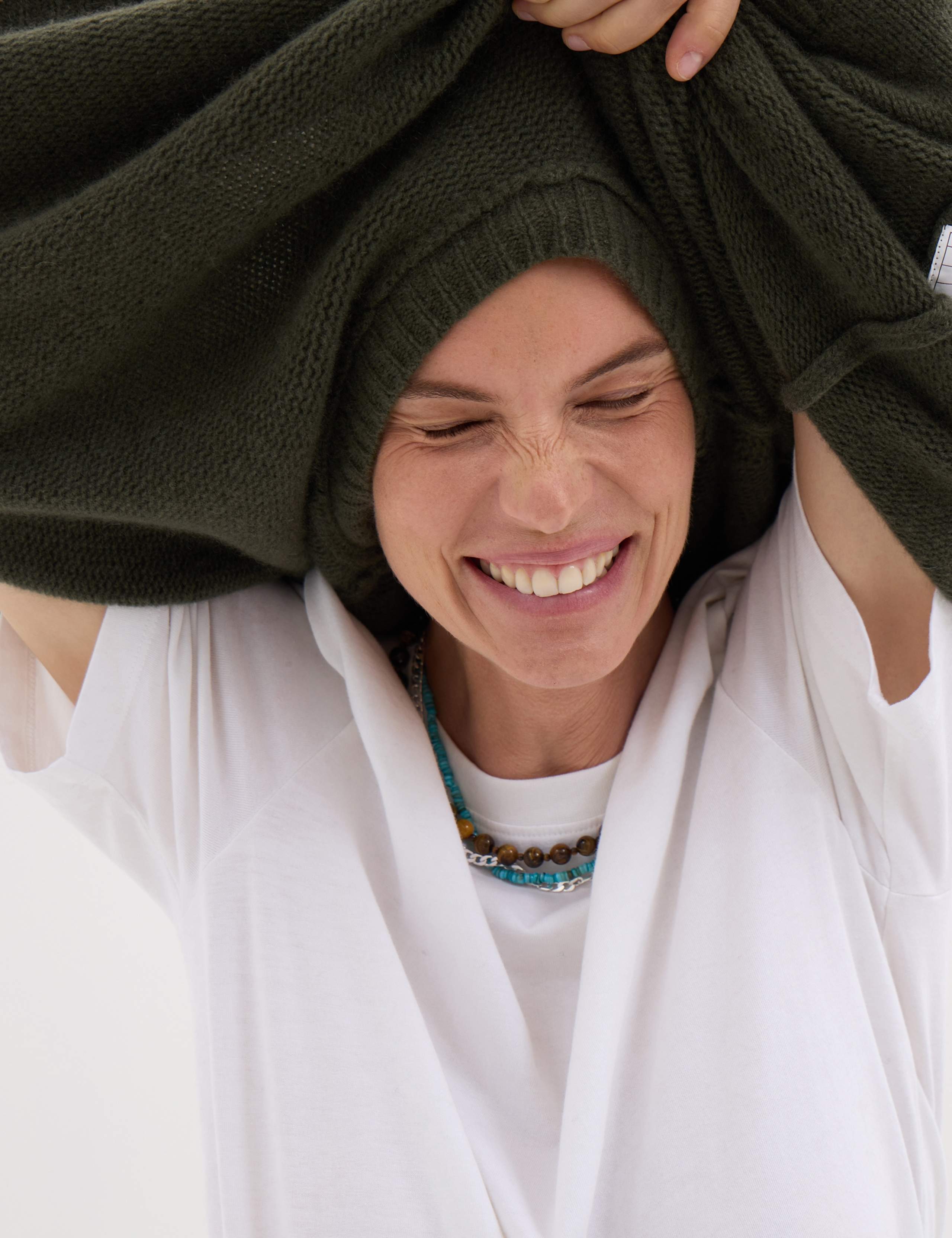 Pure Cashmere Oversized Knitted Top 8 of 8
