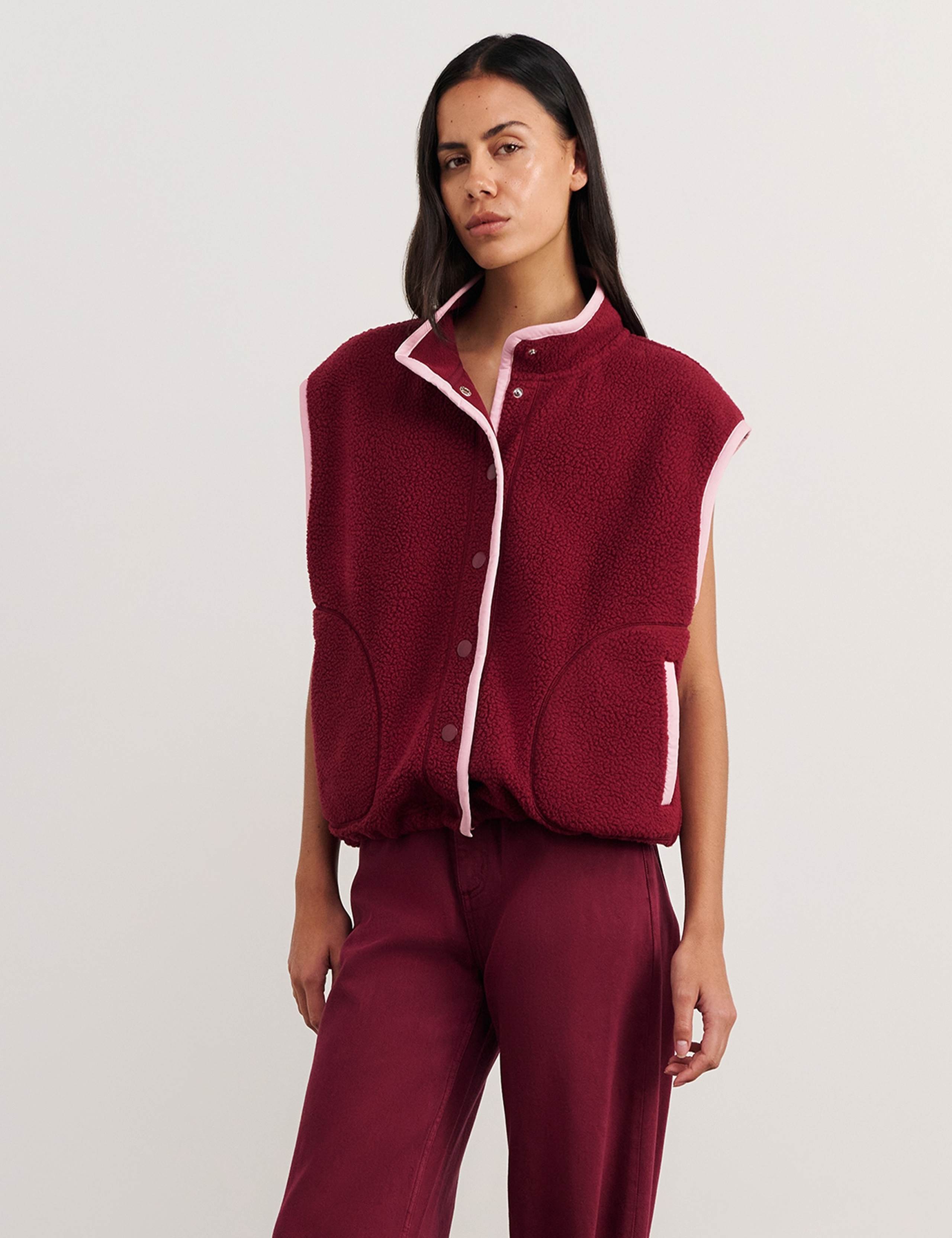 Fleece Button Front Gilet 3 of 6