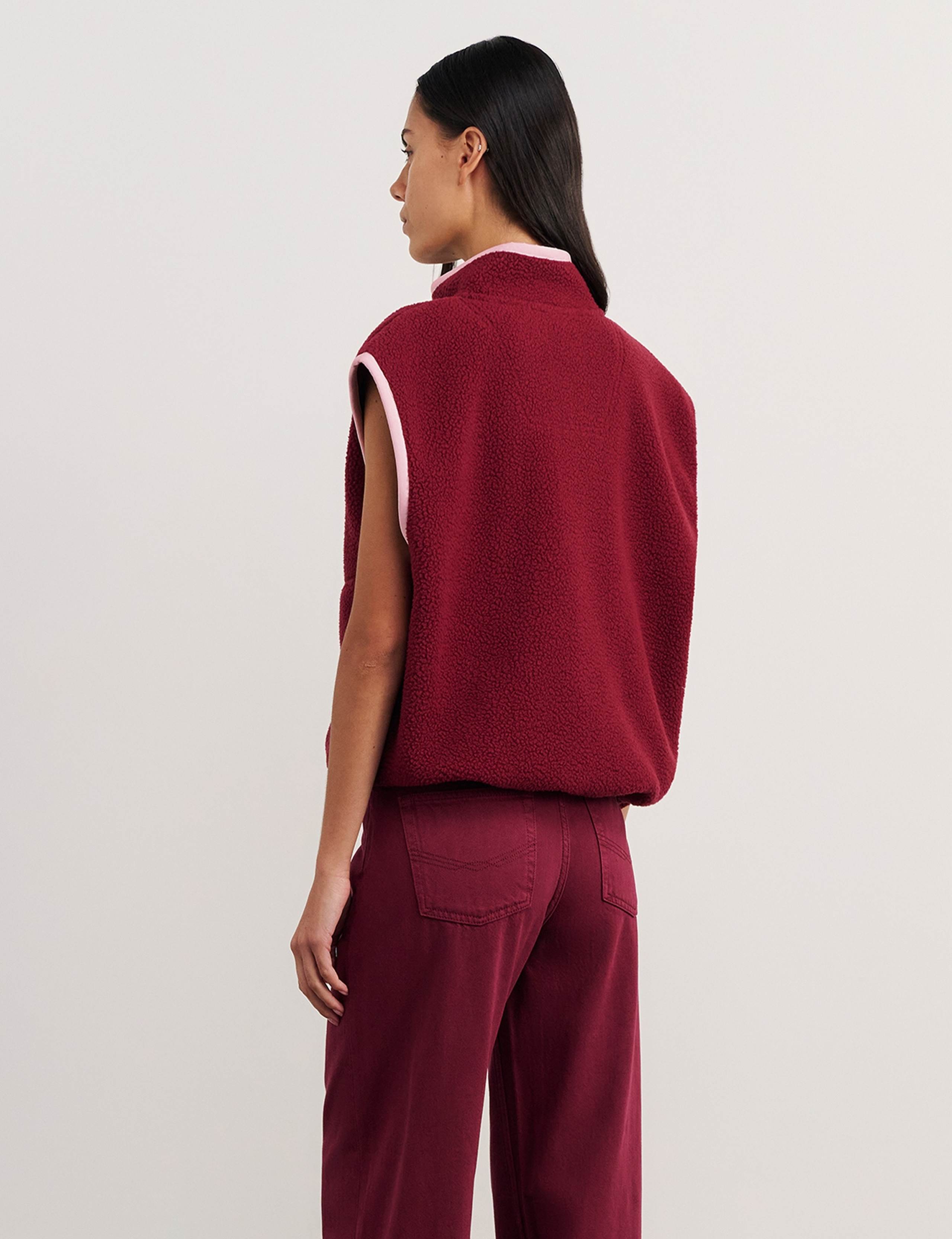 Fleece Button Front Gilet 5 of 6