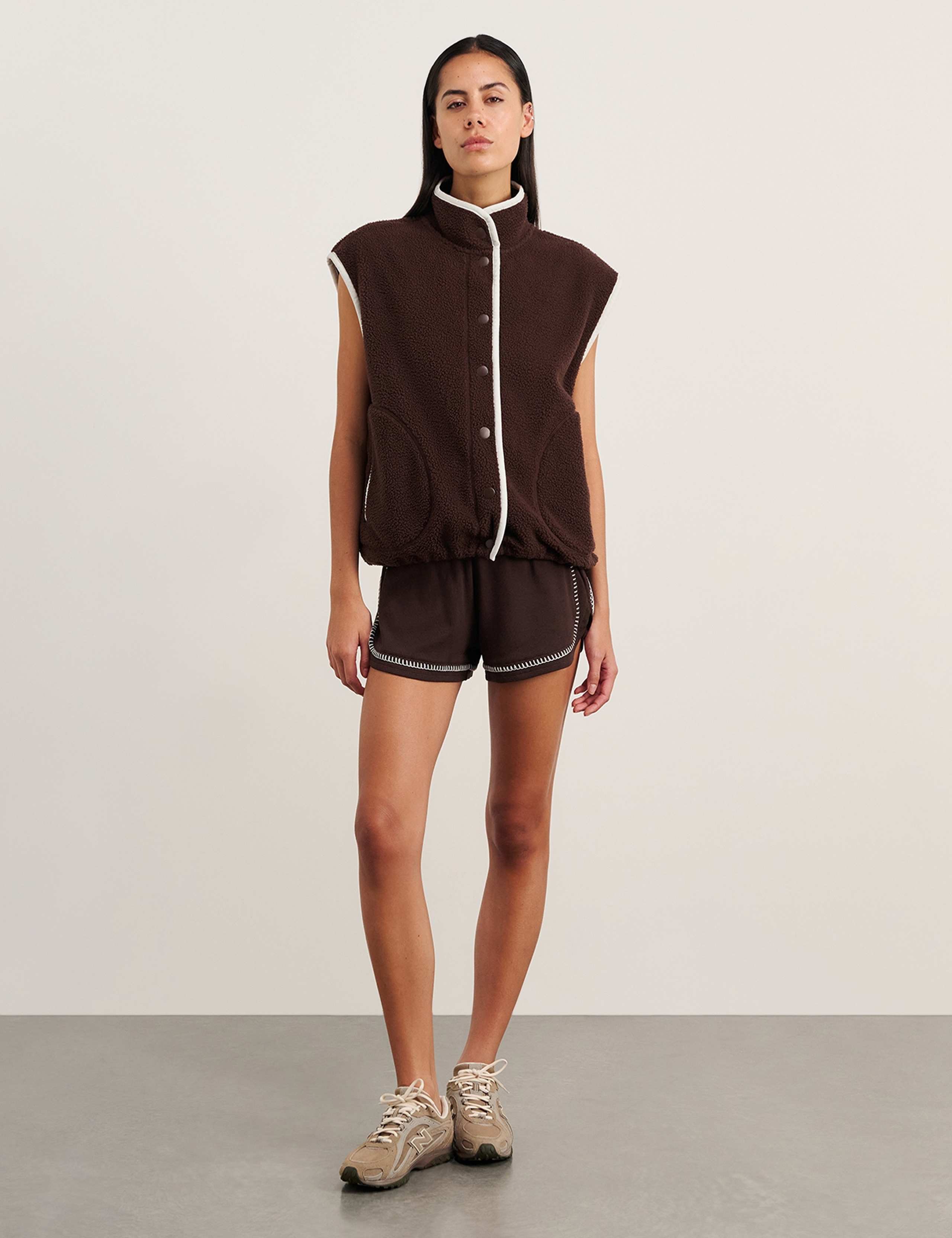 Fleece Button Front Gilet 1 of 5