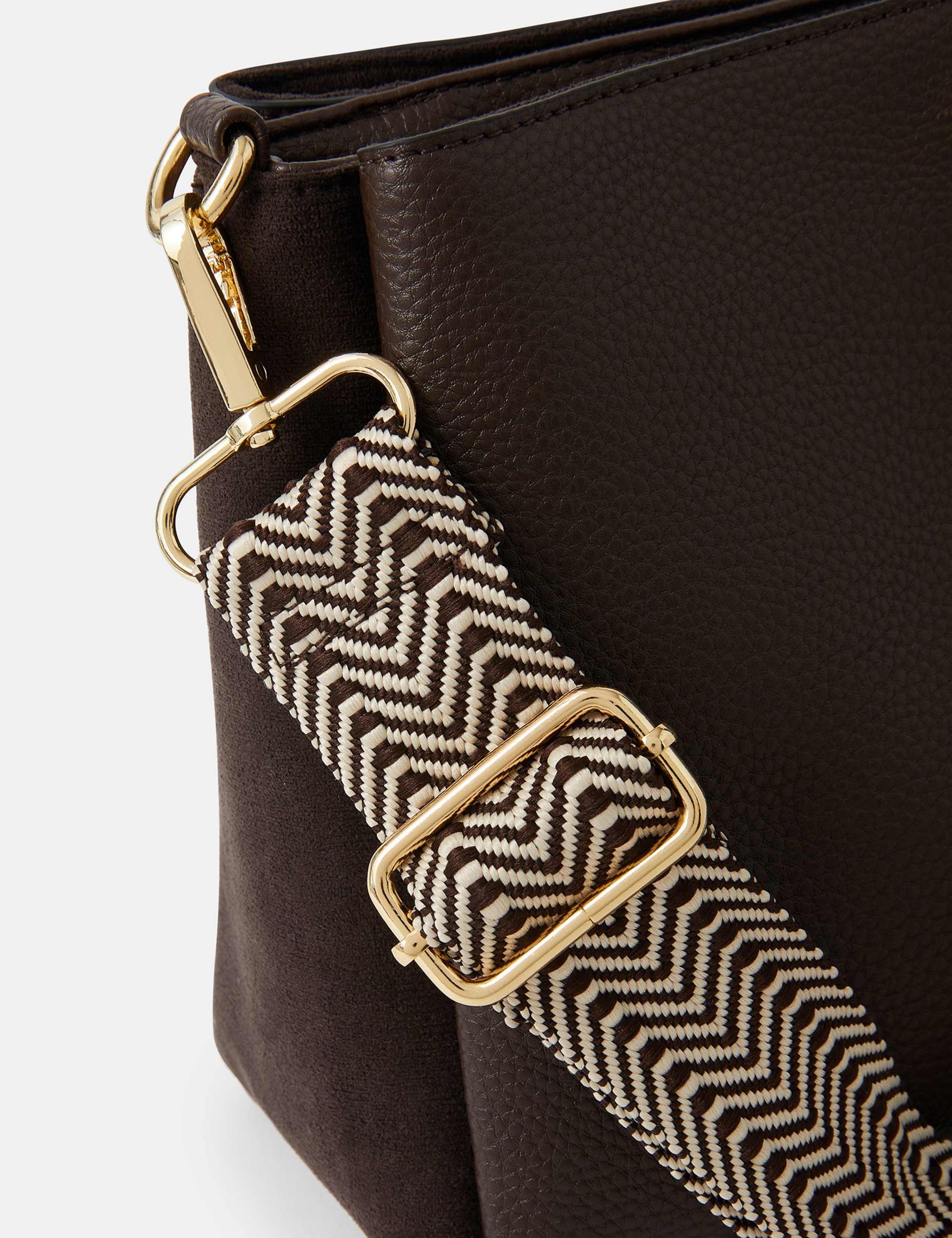 Faux Leather Shoulder Tote Bag 5 of 5