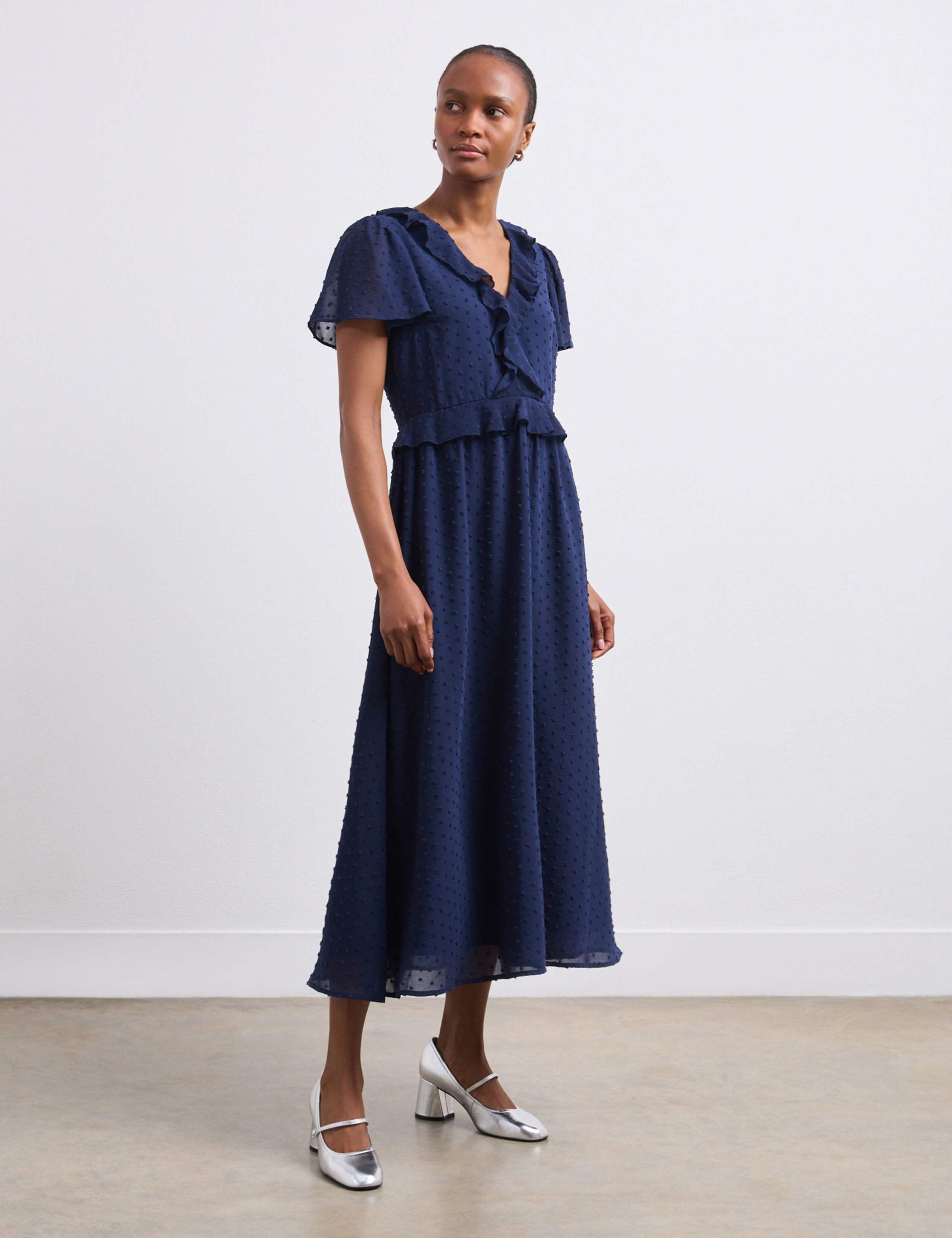 Chiffon Midi Tea Dress 1 of 4