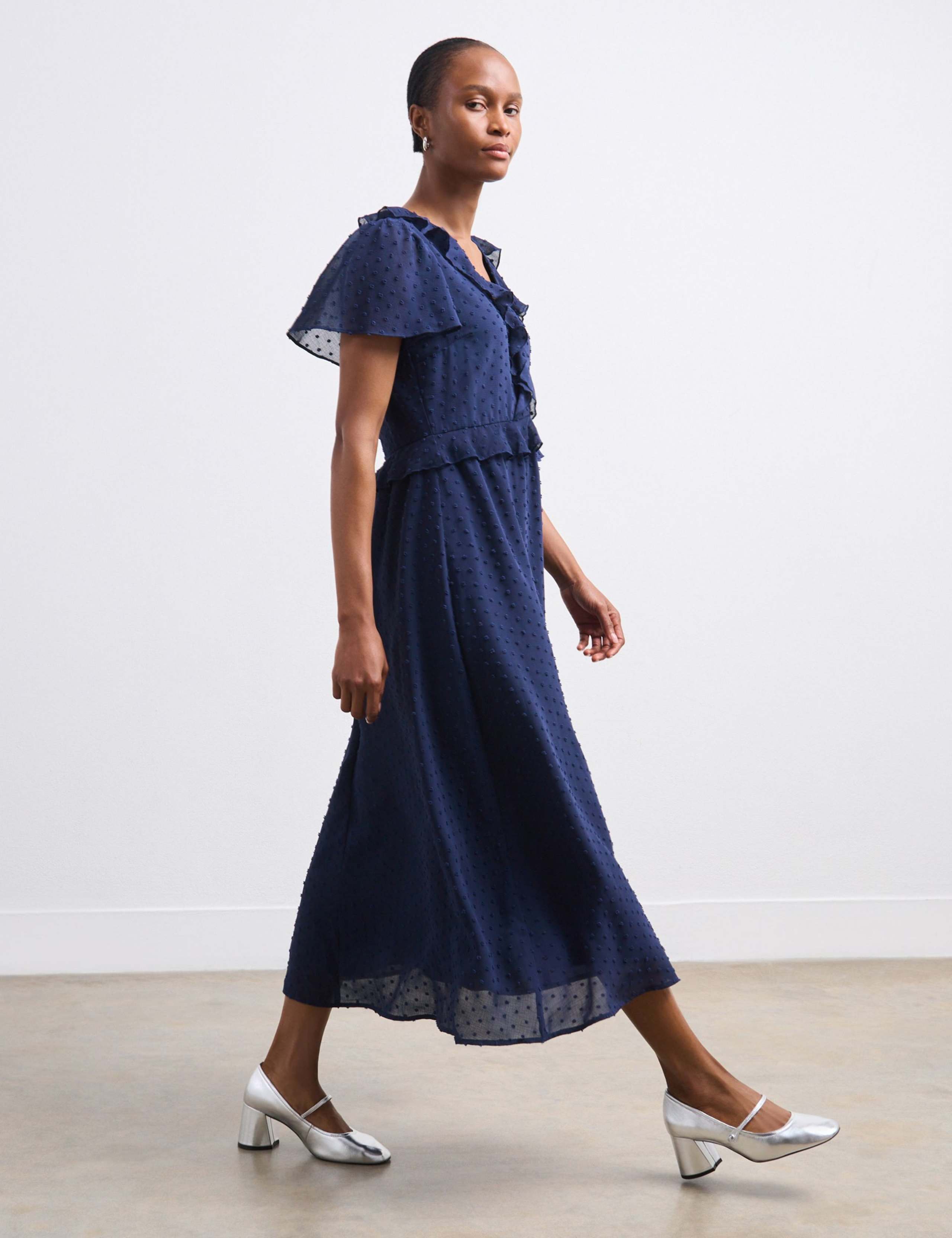 Chiffon Midi Tea Dress 4 of 4
