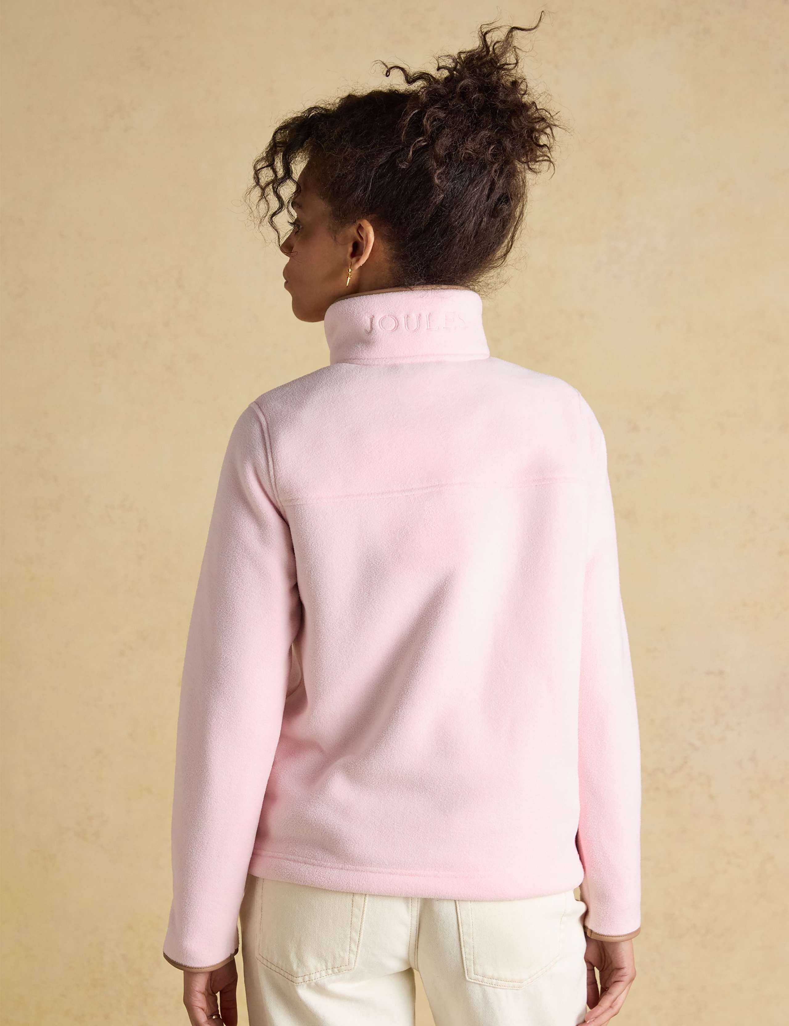 Textured Quarter Zip Fleece Sweatshirt 4 of 7