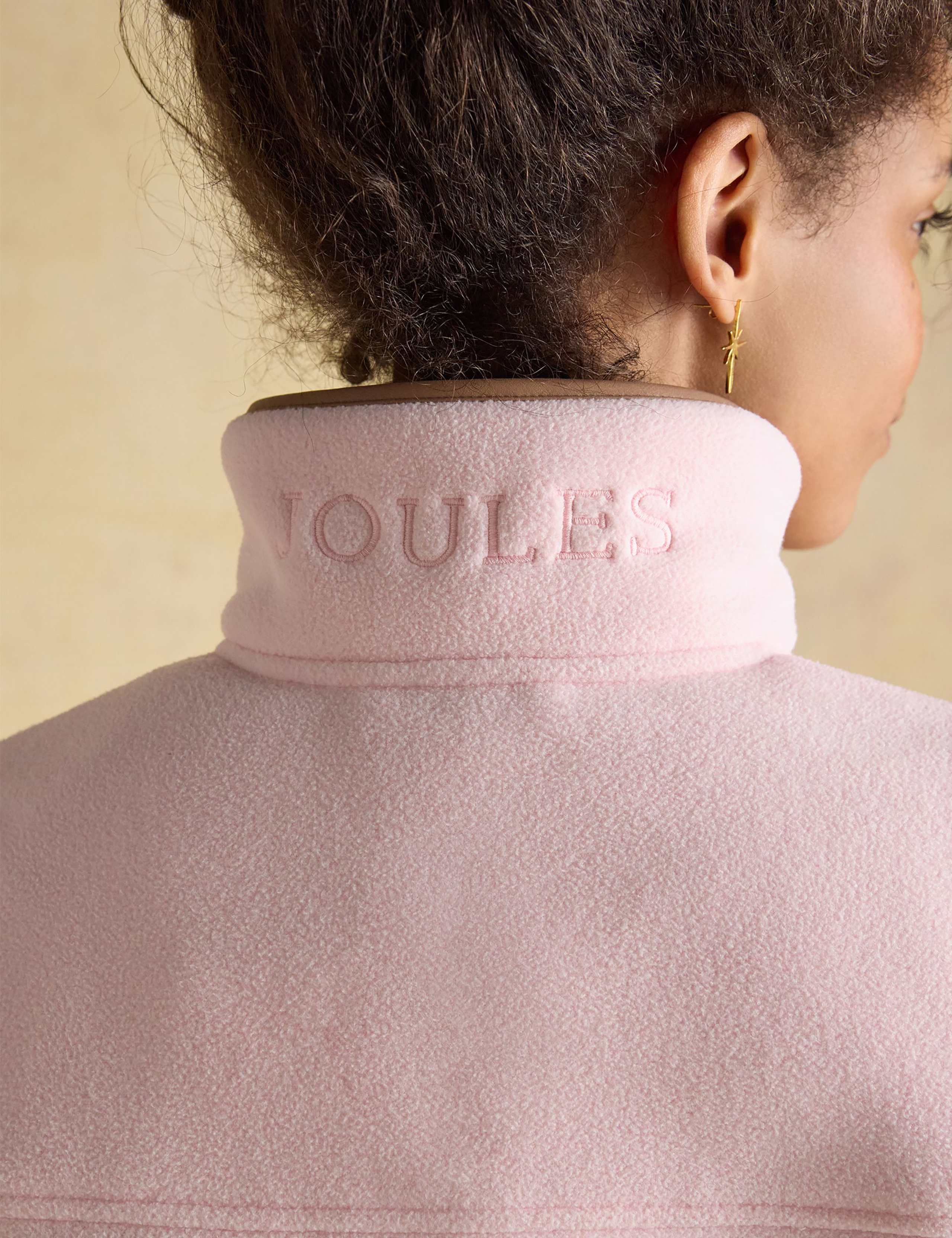 Textured Quarter Zip Fleece Sweatshirt 6 of 7