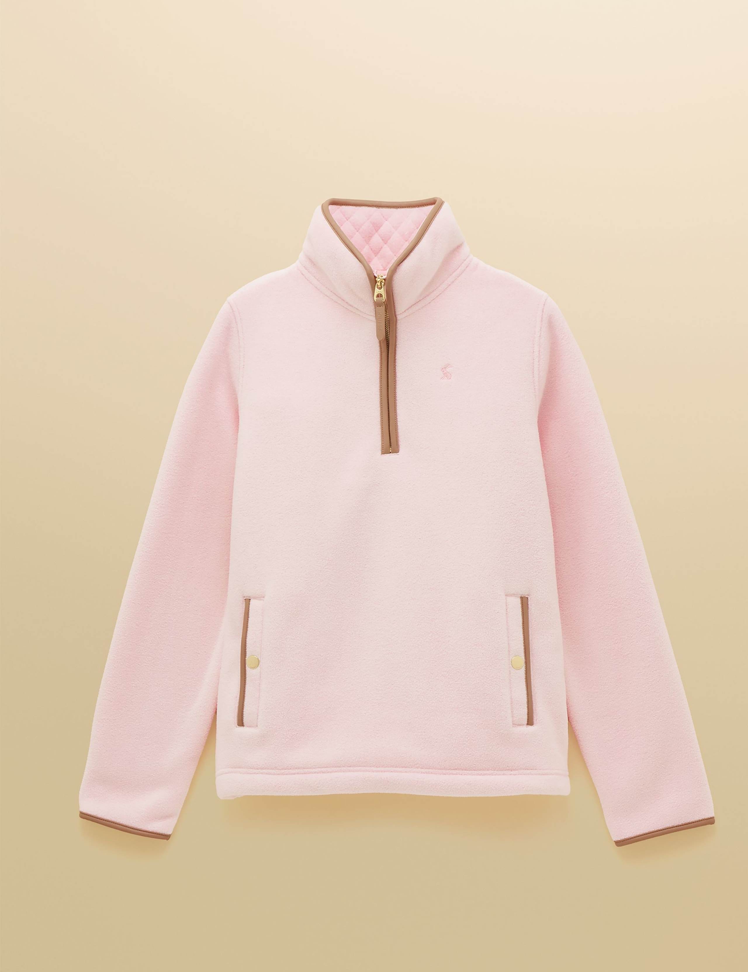 Textured Quarter Zip Fleece Sweatshirt 2 of 7