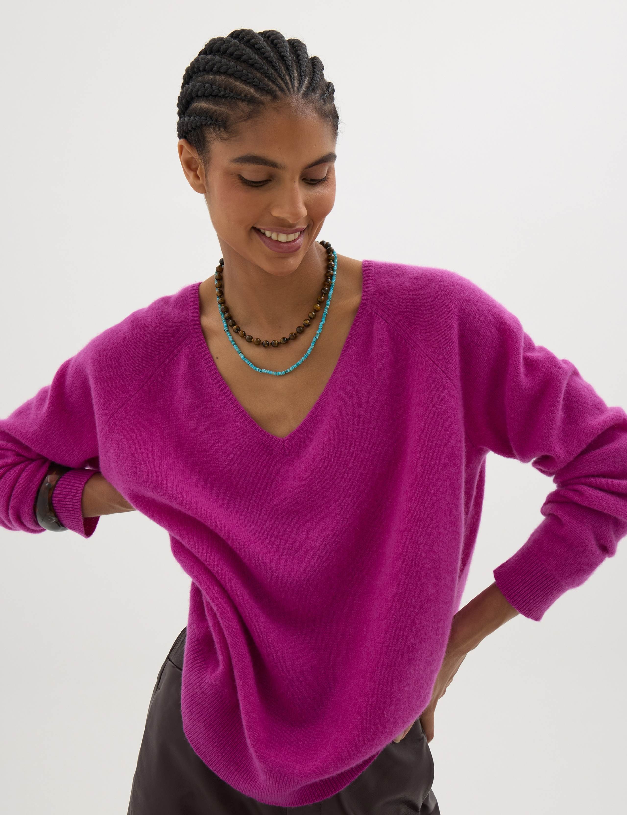 Pure Cashmere V-Neck Jumper 1 of 6