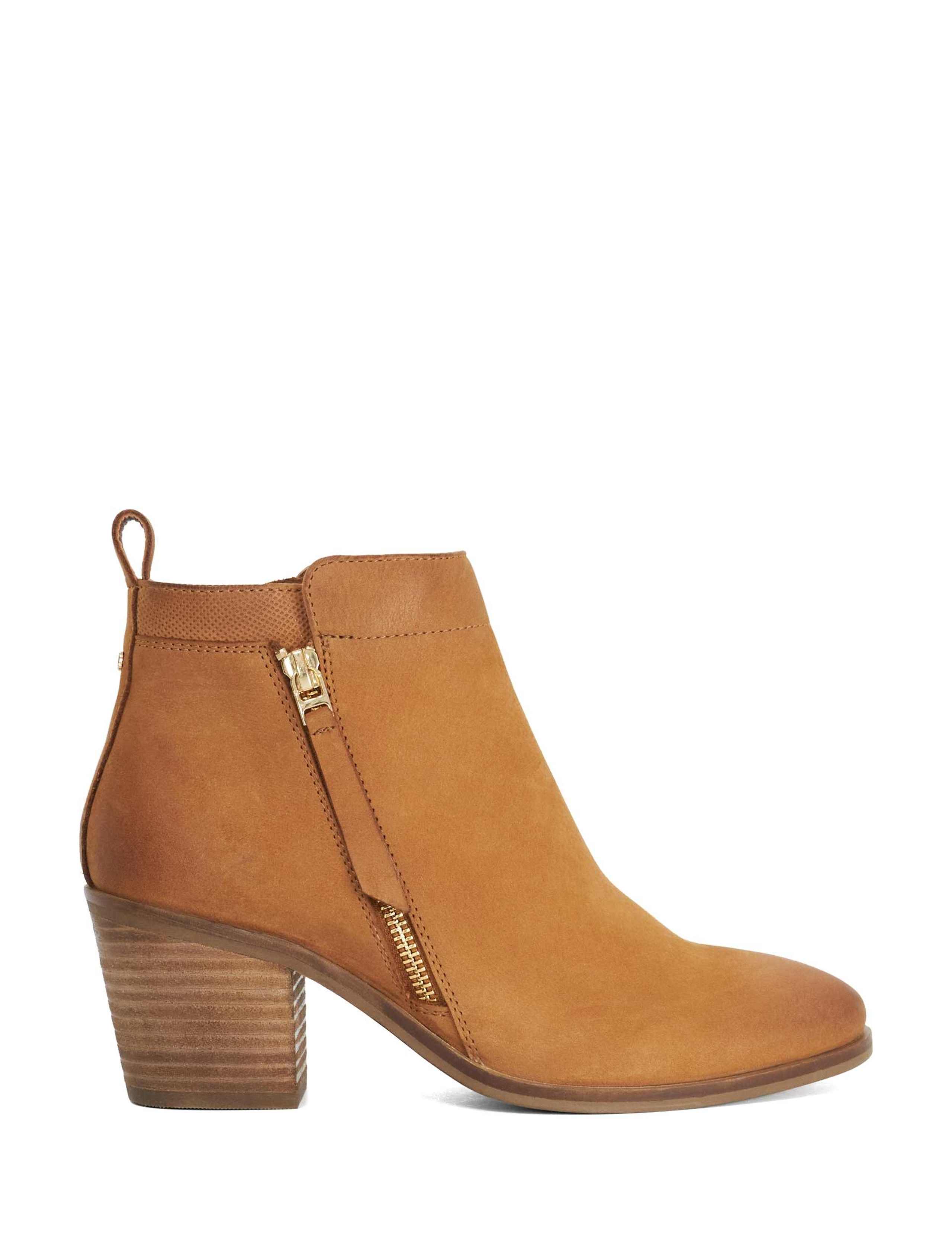 Suede Block Heel Ankle Boots 2 of 6