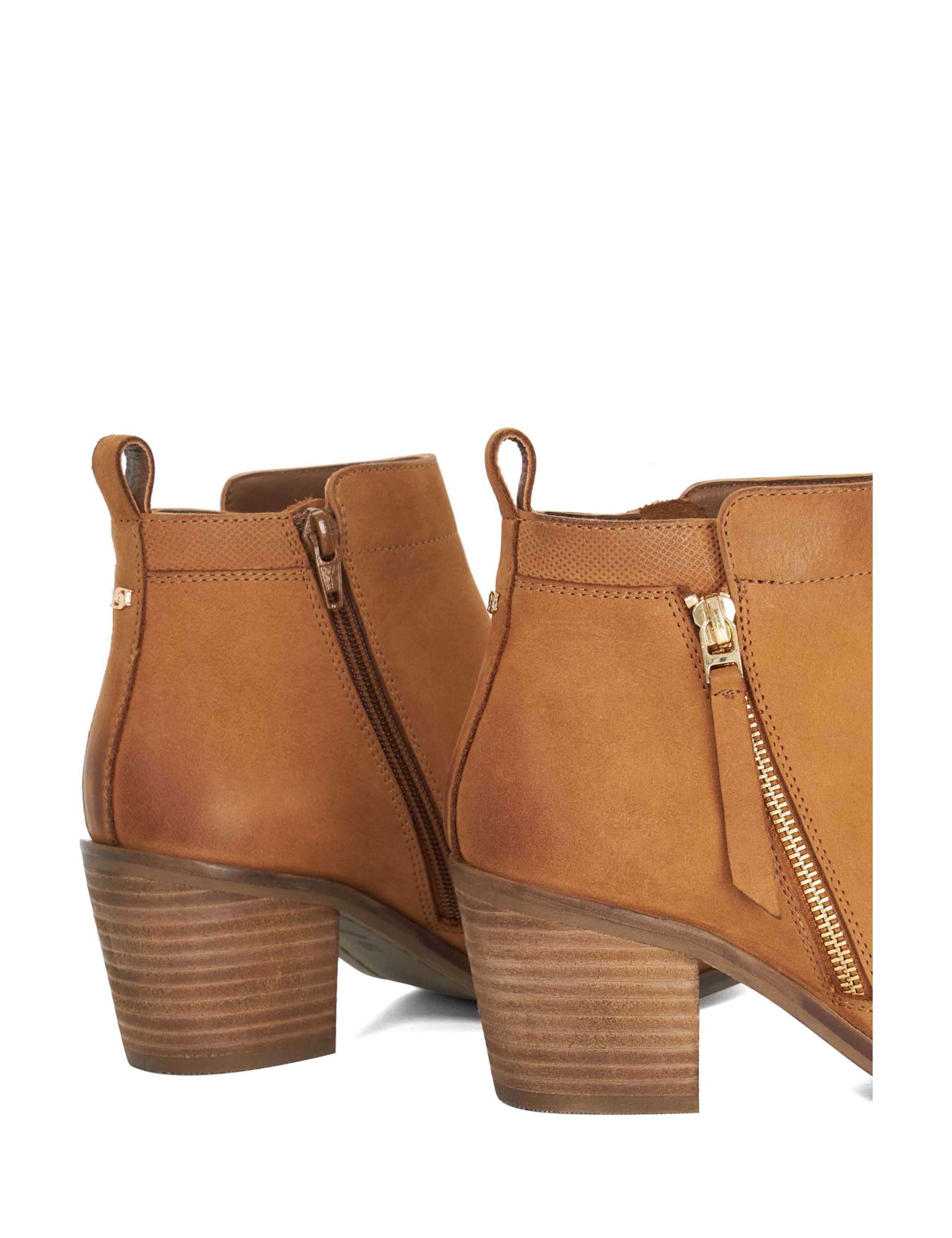 Suede Block Heel Ankle Boots 5 of 6