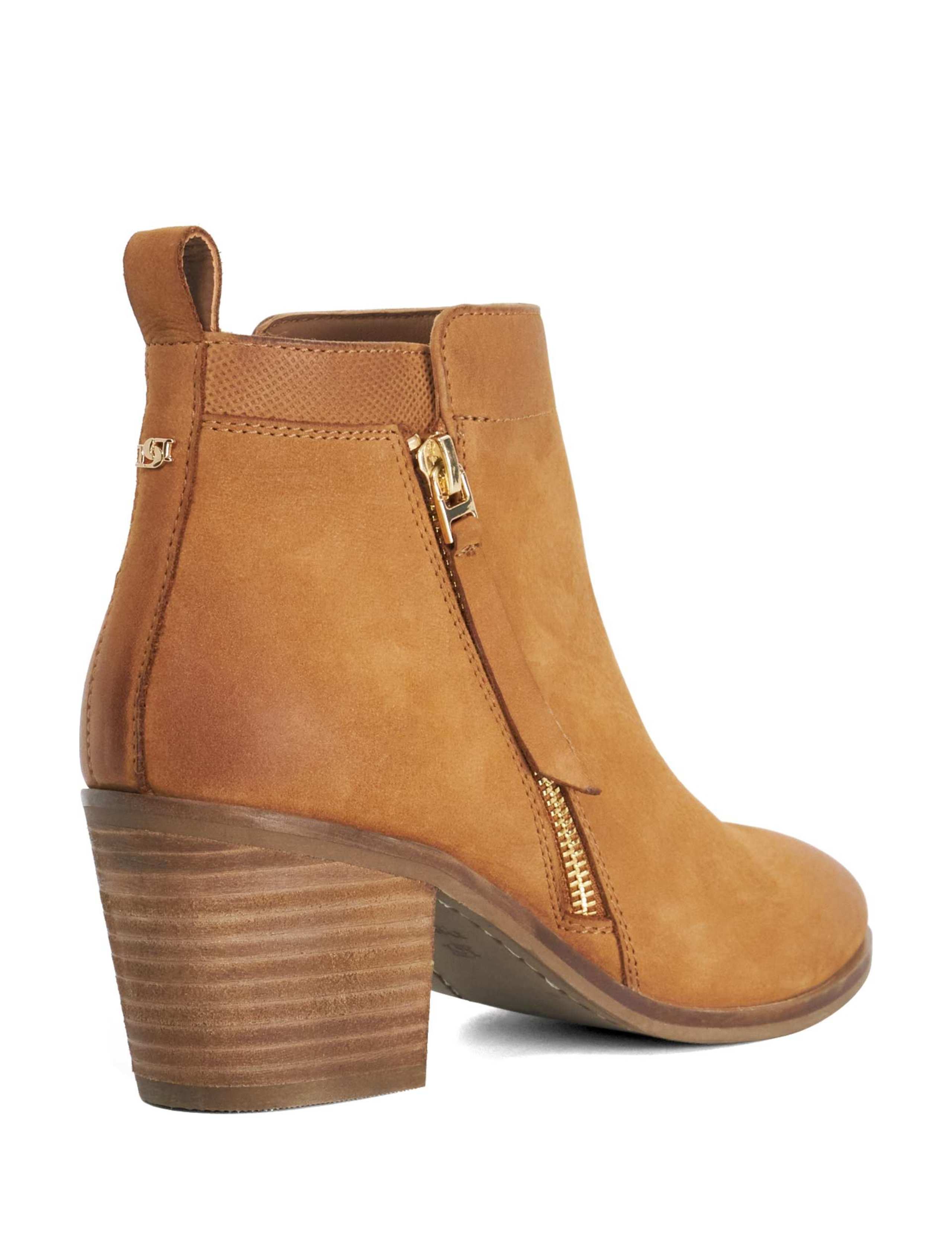 Suede Block Heel Ankle Boots 6 of 6