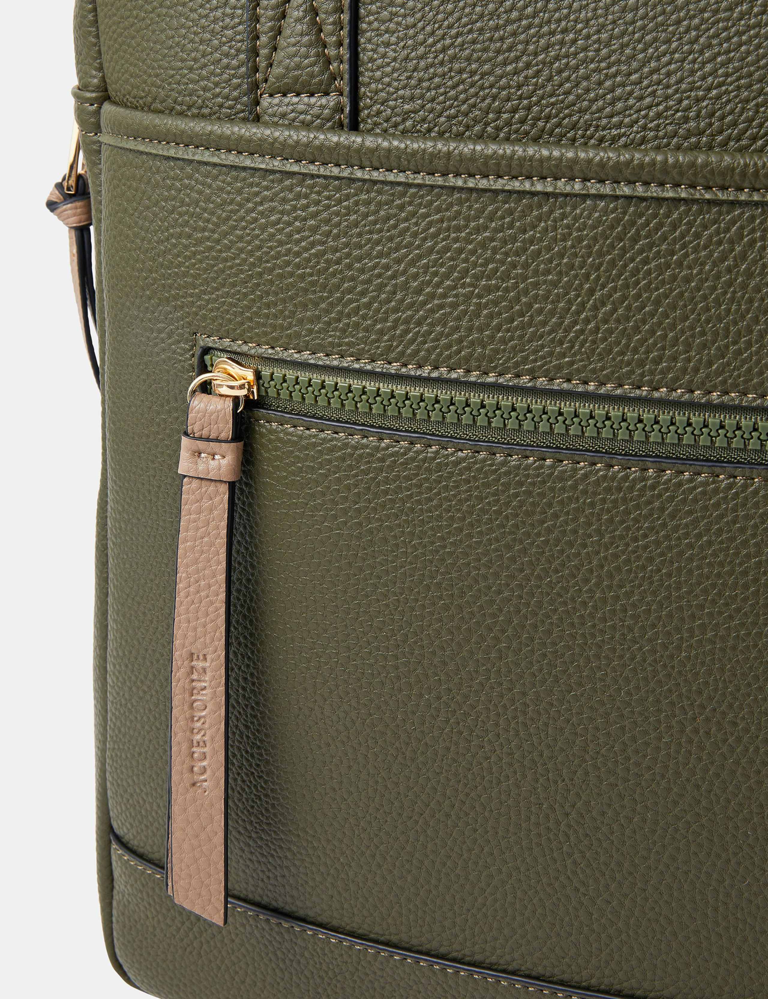 Faux Leather Backpack 4 of 4