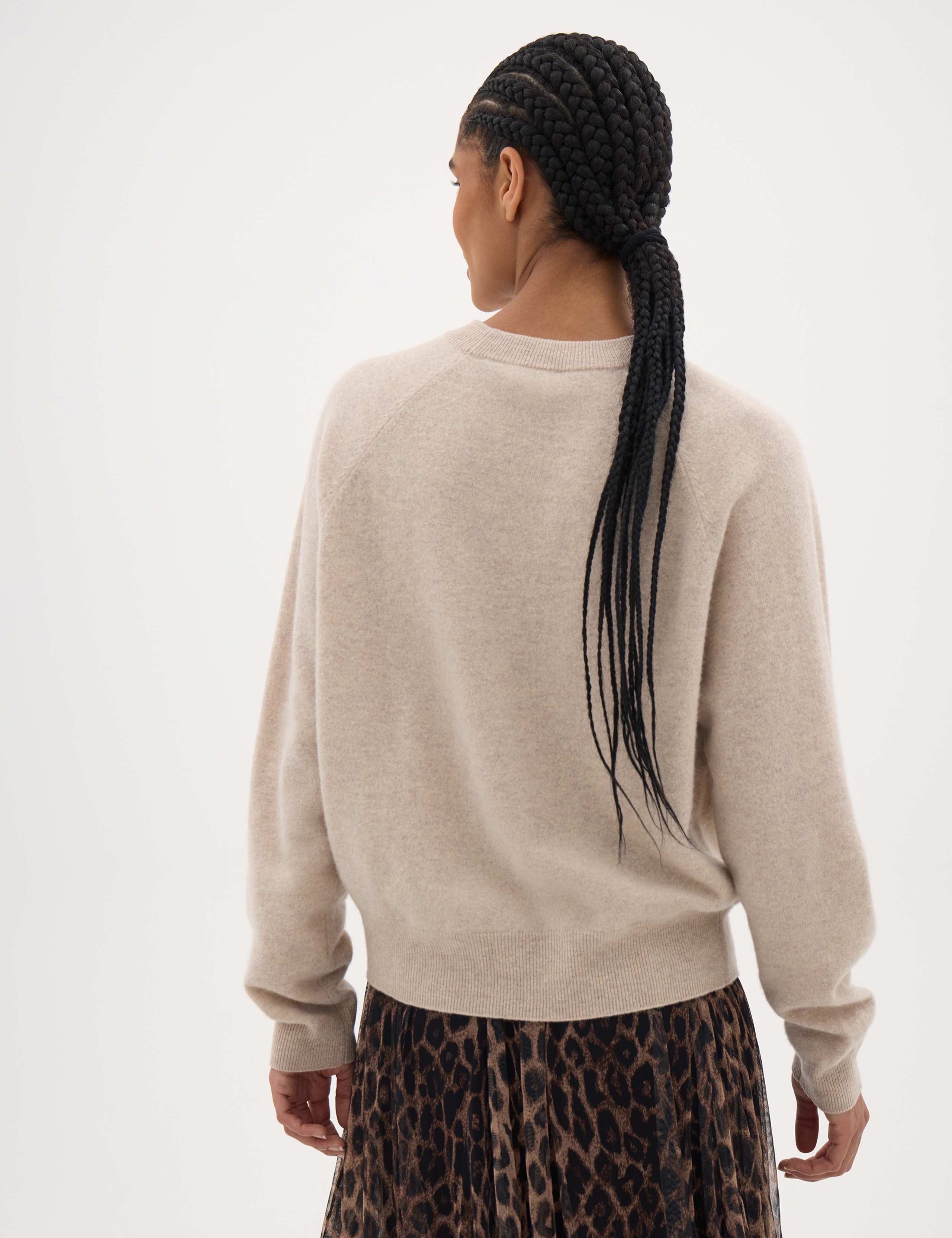 Pure Merino Wool Crew Neck Jumper 4 of 5