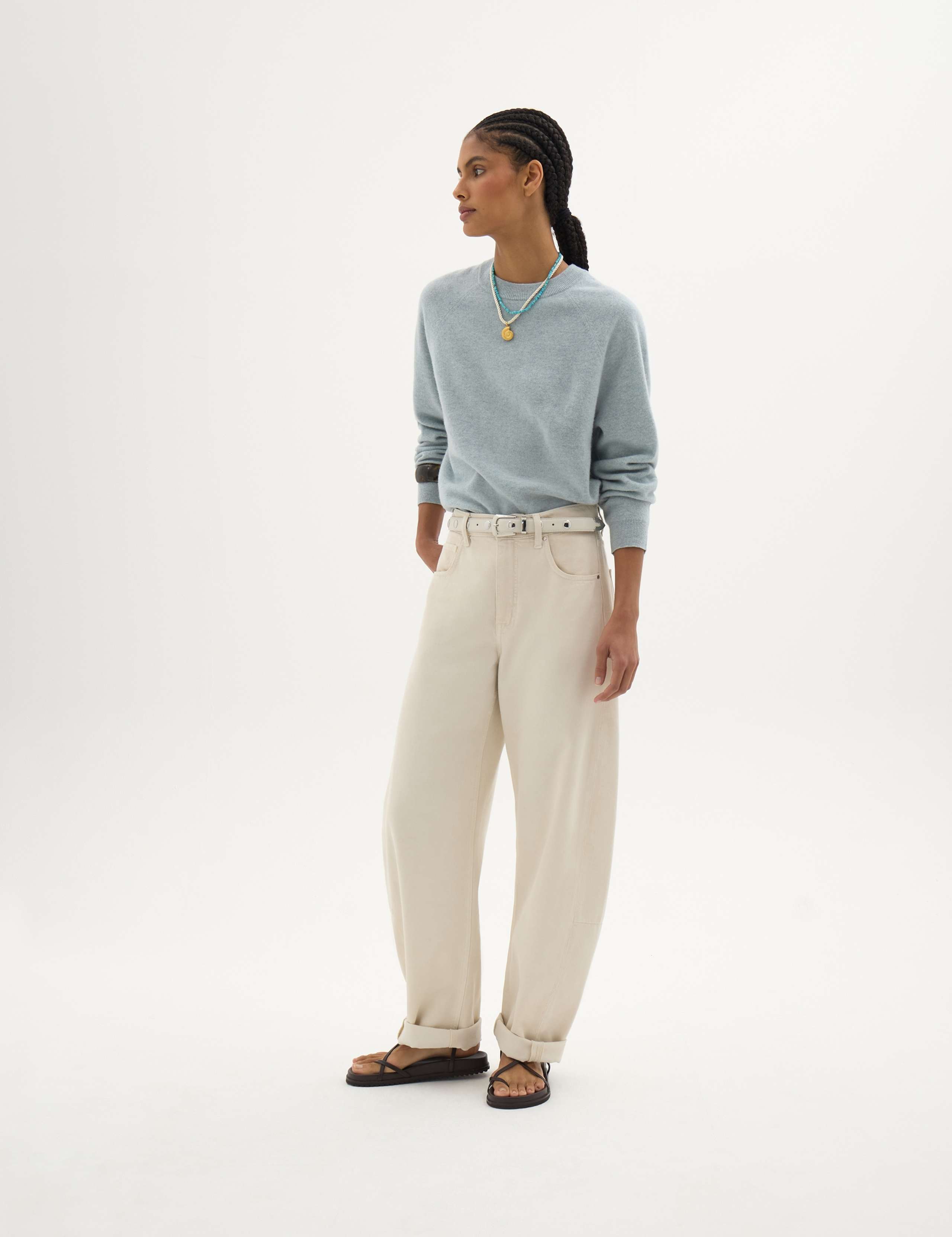Pure Merino Wool Crew Neck Jumper 6 of 6