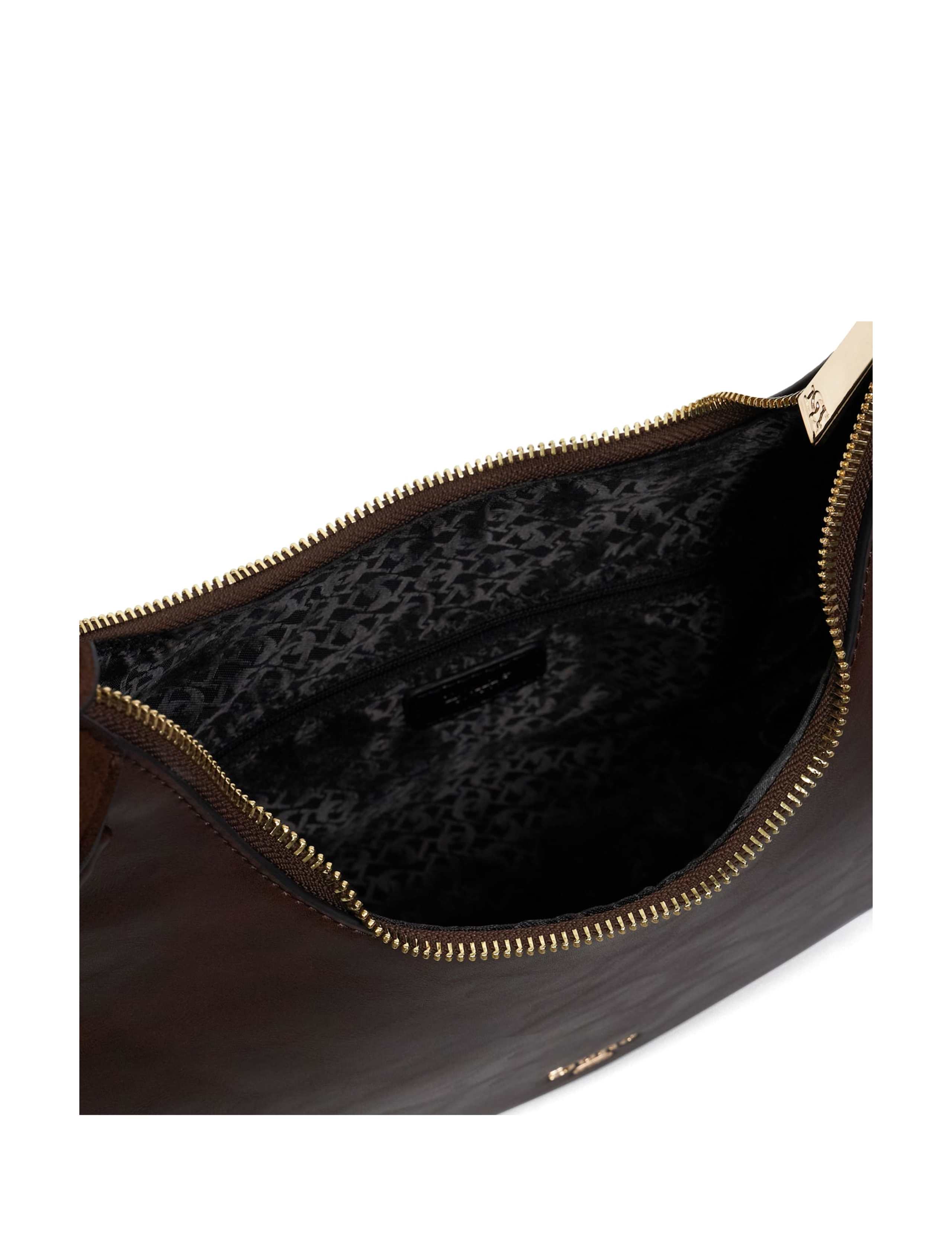 Zip Detail Structured Shoulder Bag 3 of 4