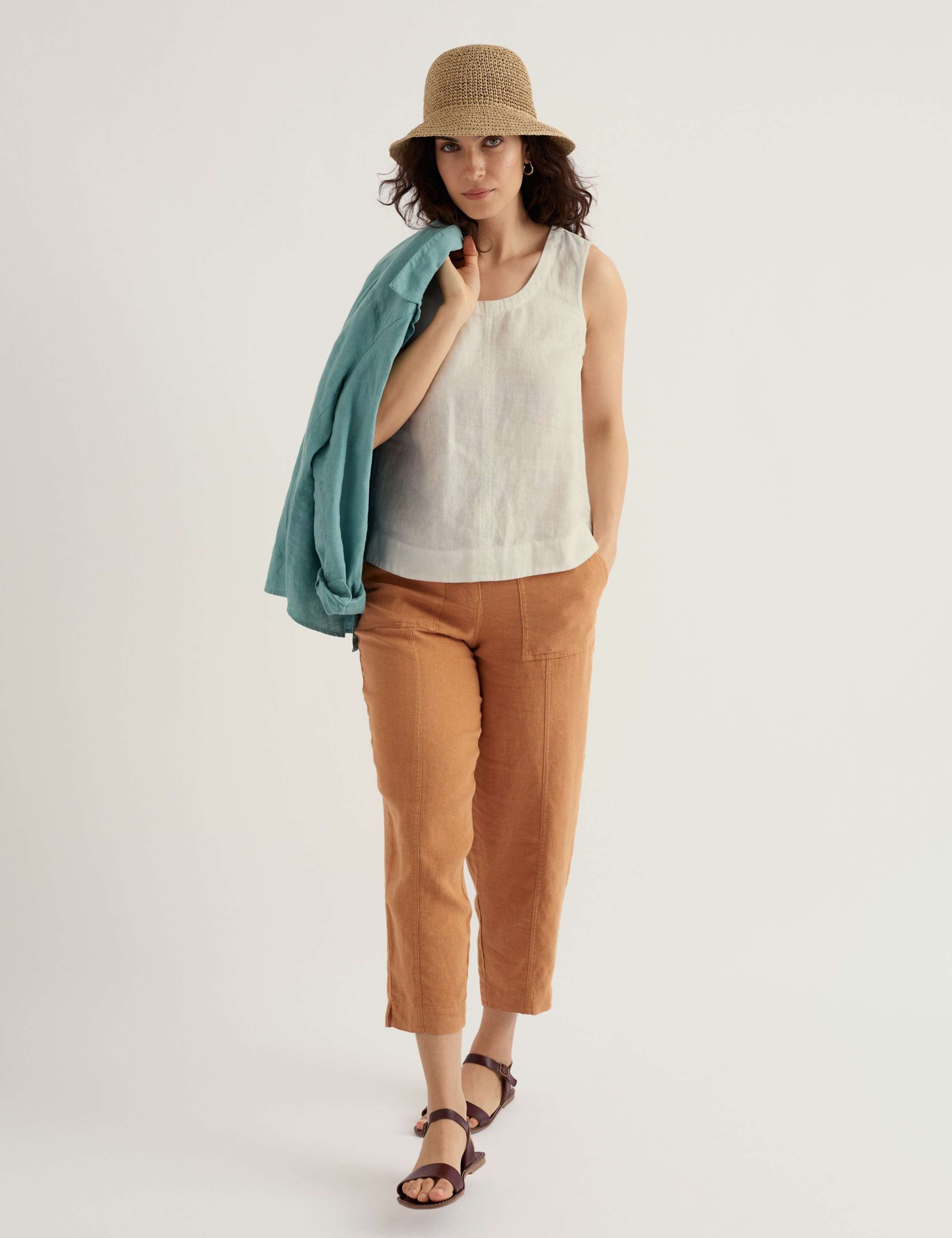 Pure Linen Vest 1 of 5