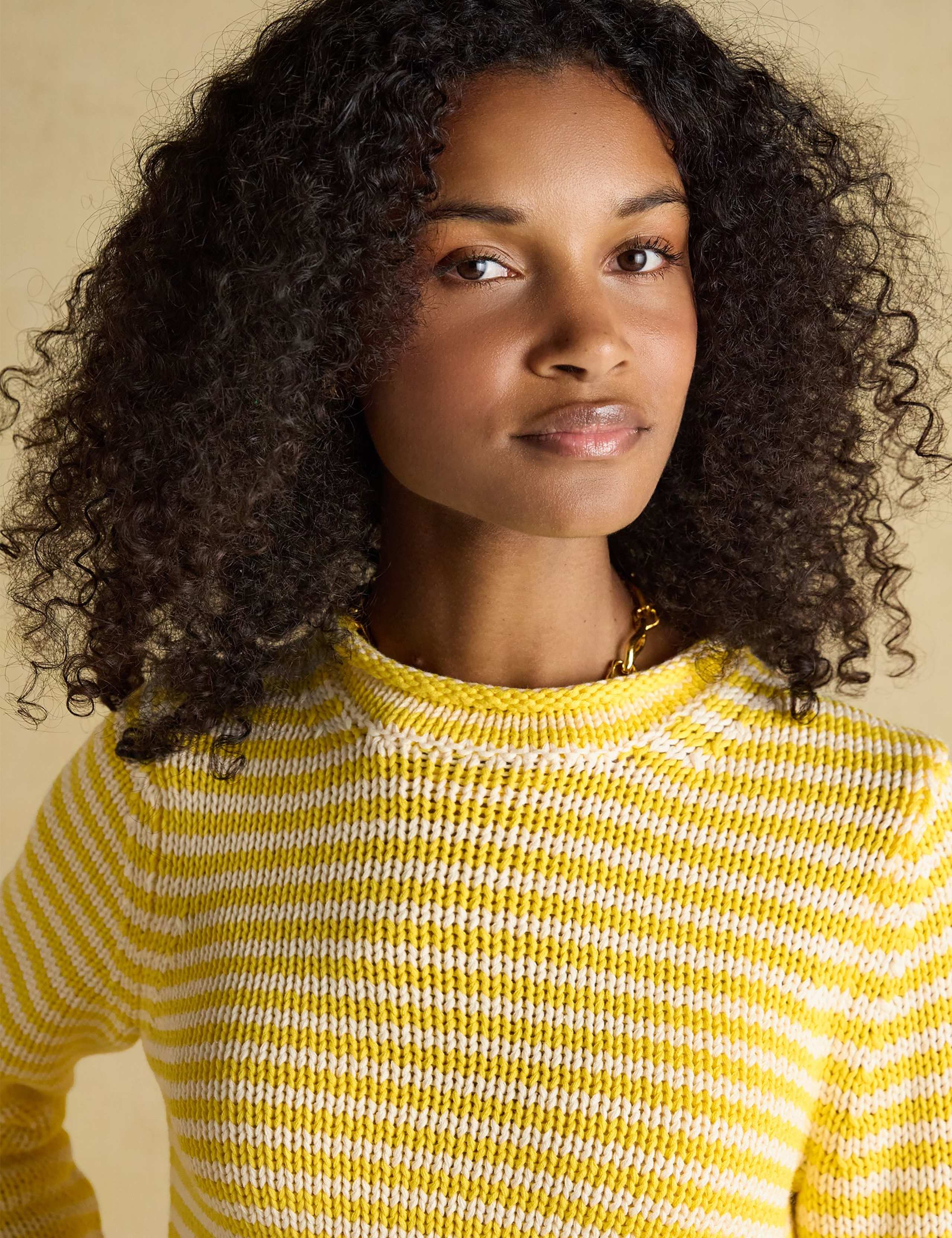 Pure Cotton Striped Crew Neck Jumper 9 of 9