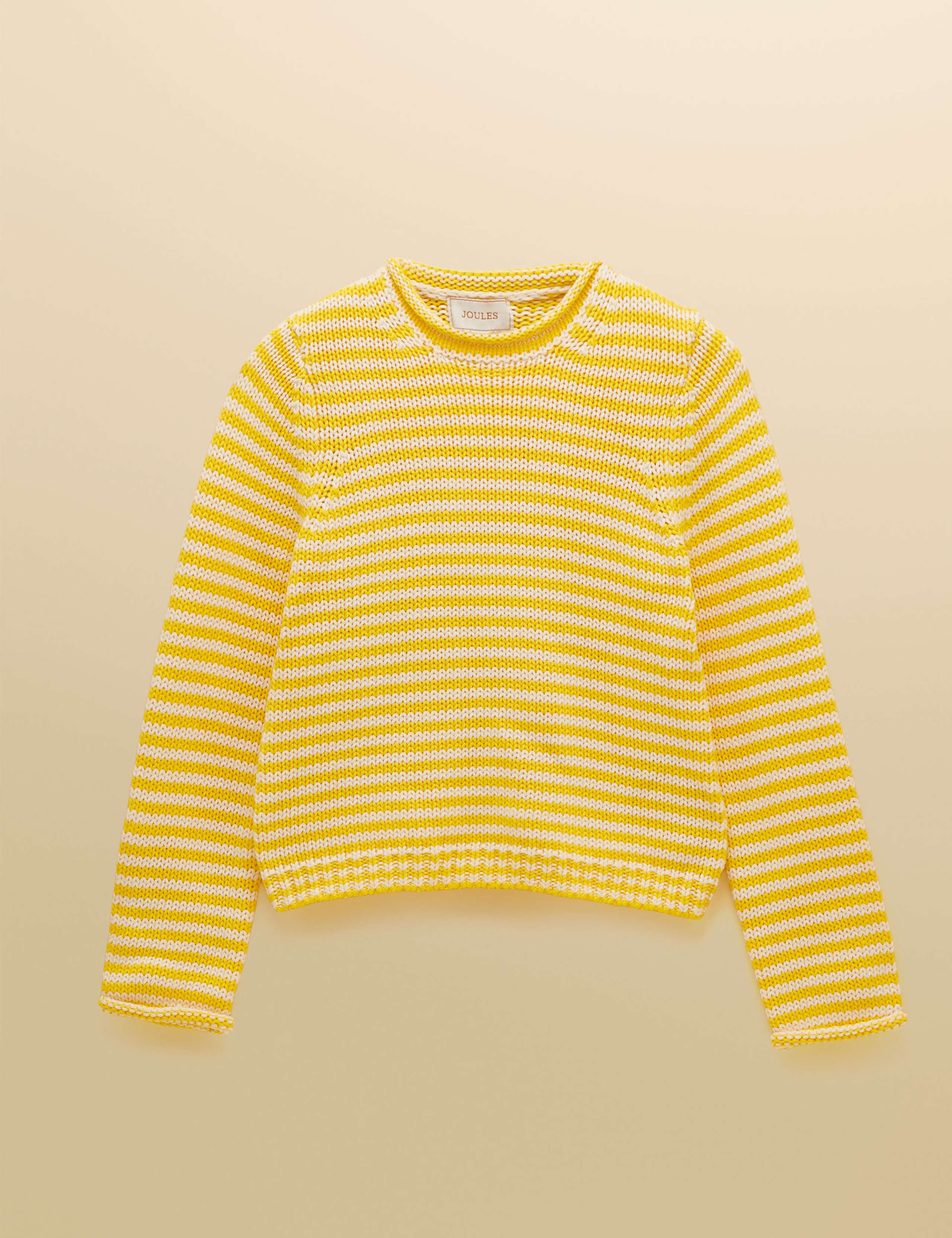 Pure Cotton Striped Crew Neck Jumper 2 of 9