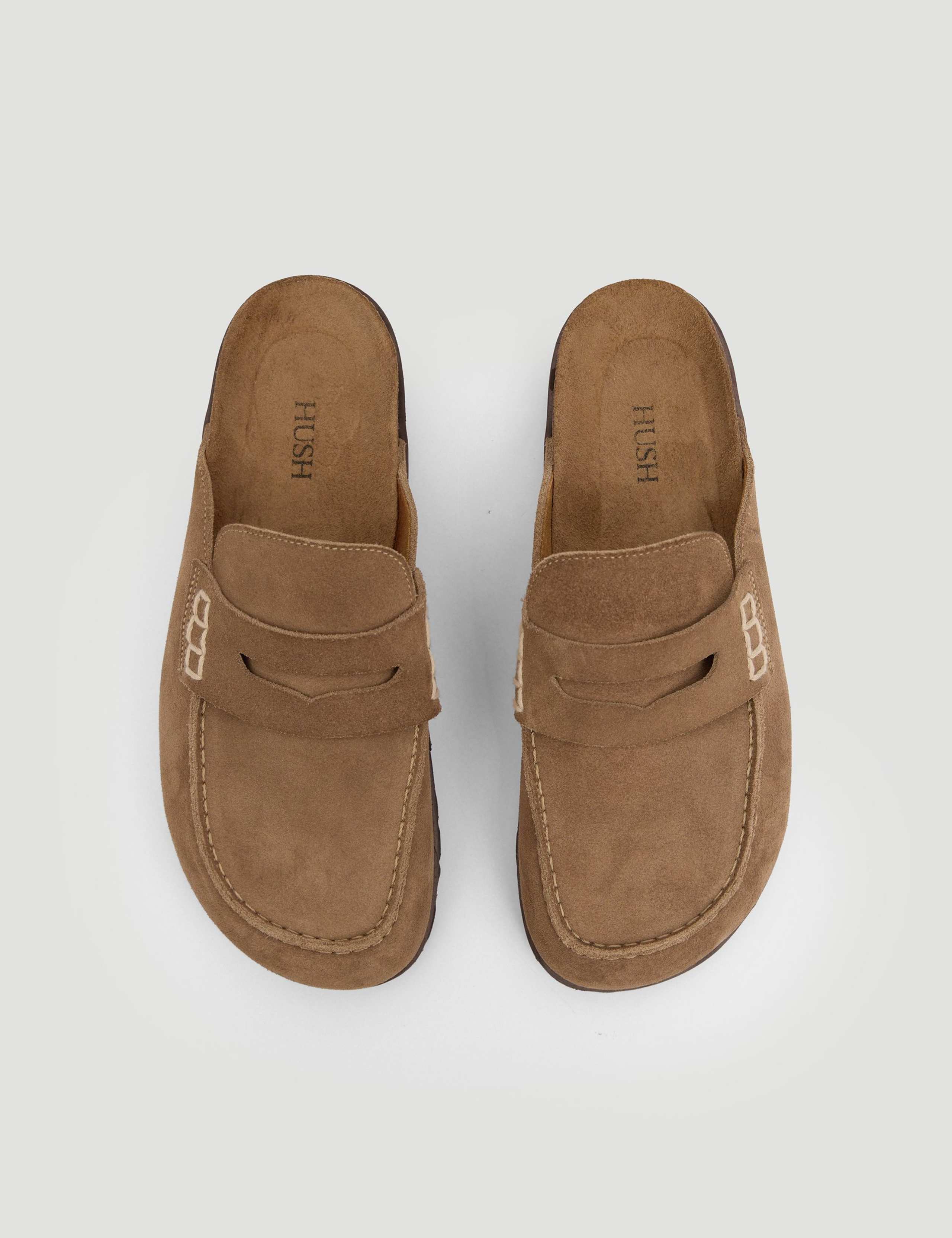 Suede Flat Mules 3 of 5