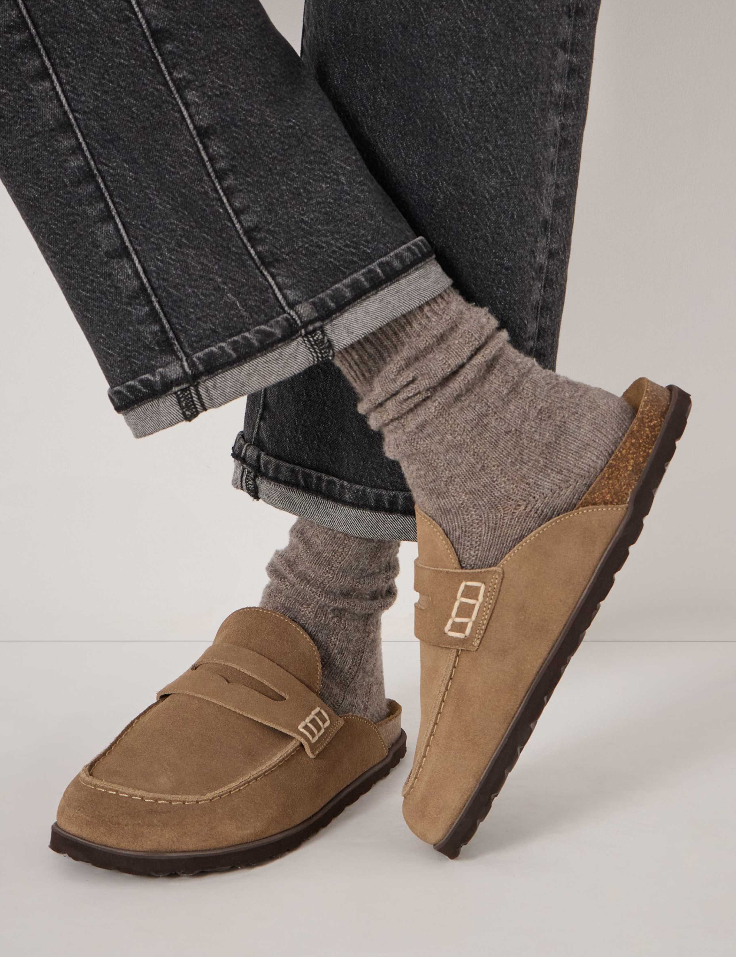 Suede Flat Mules 5 of 5