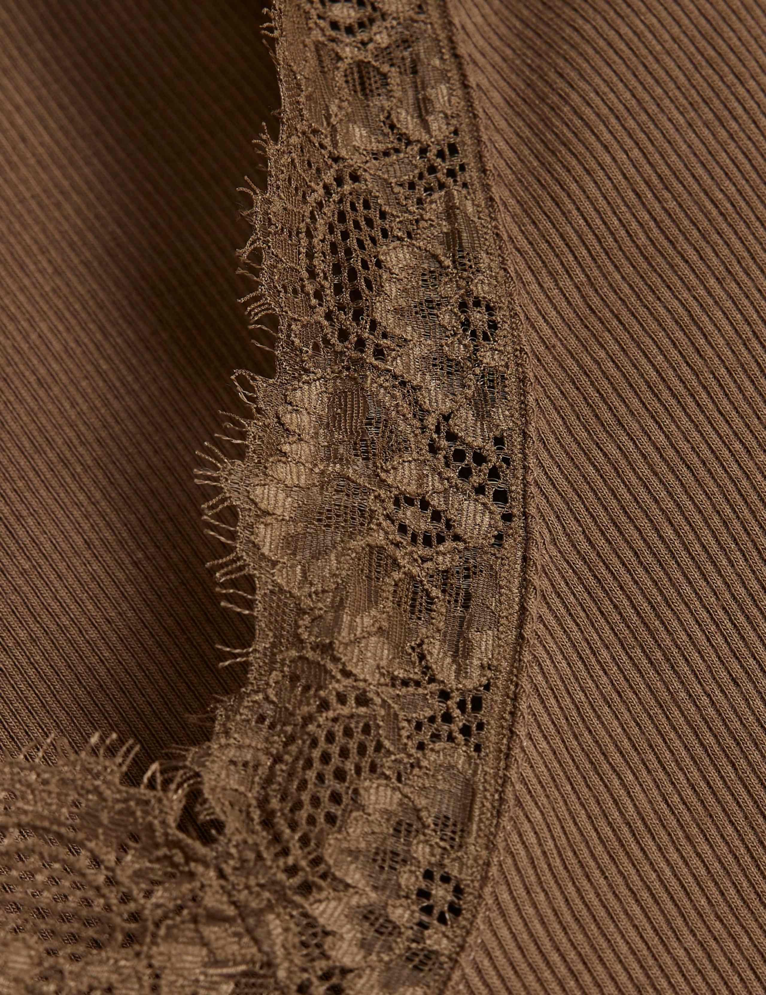Pure Cotton Lace V Neck Top 5 of 6