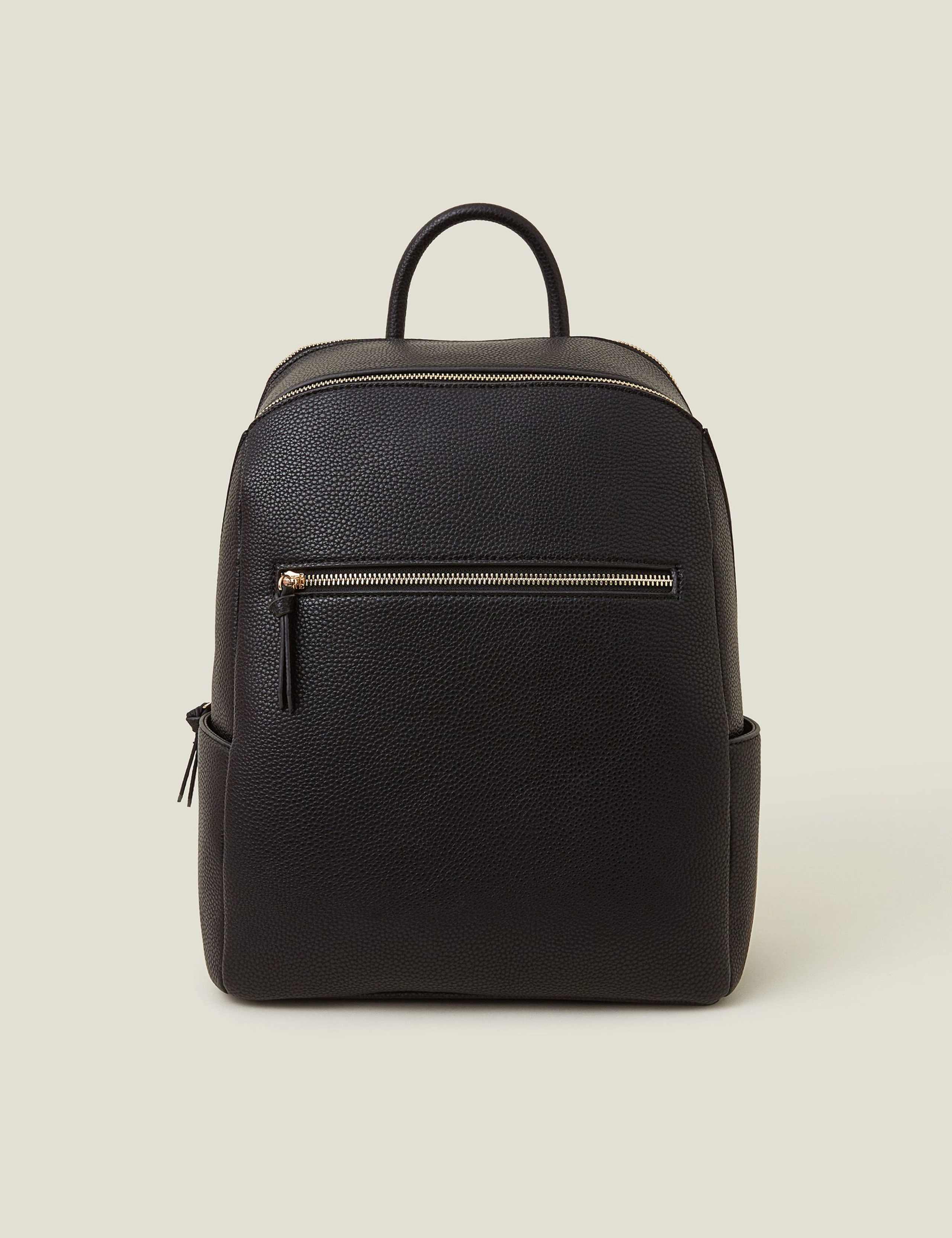 Faux Leather Zip Around Backpack 2 of 5