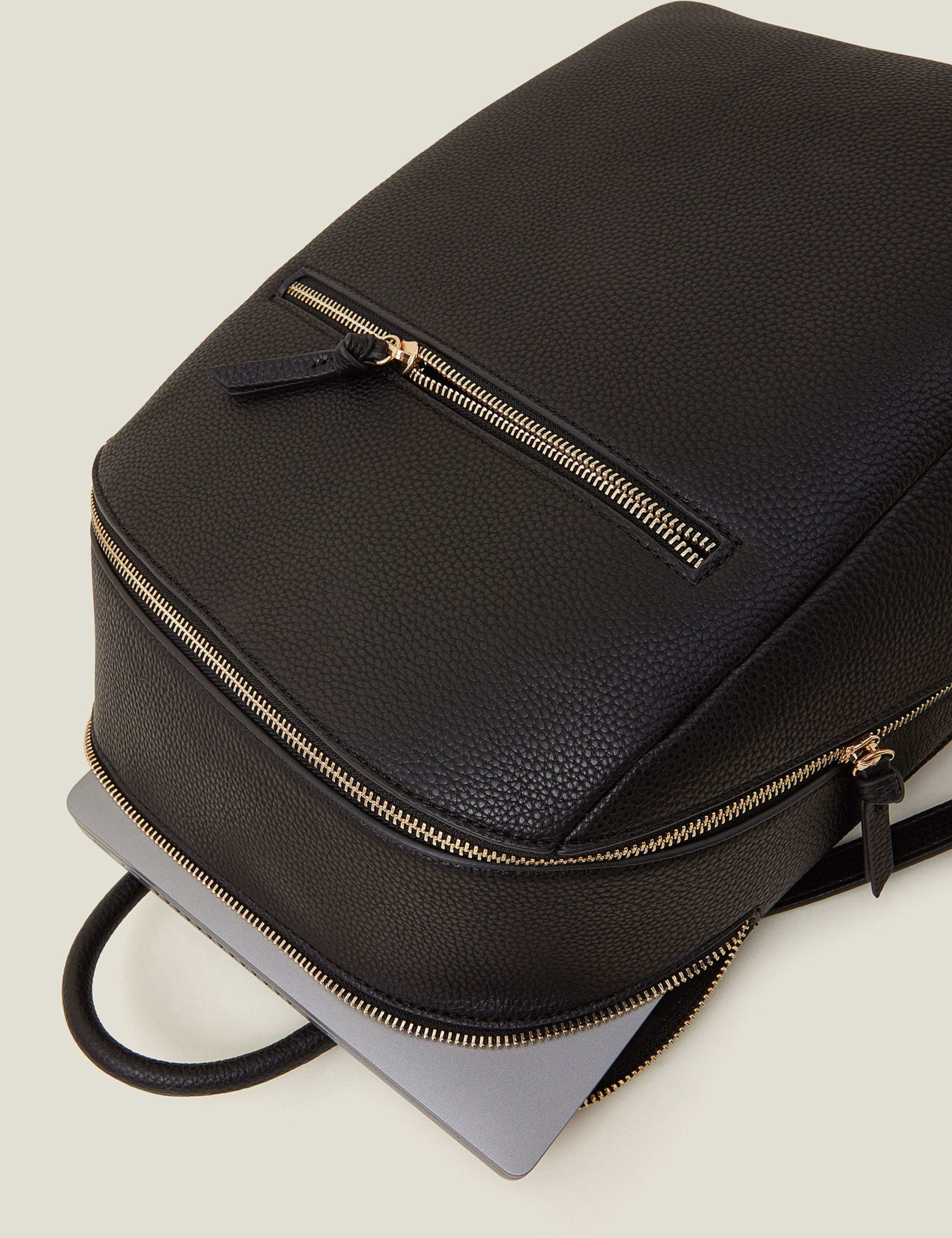 Faux Leather Zip Around Backpack 5 of 5