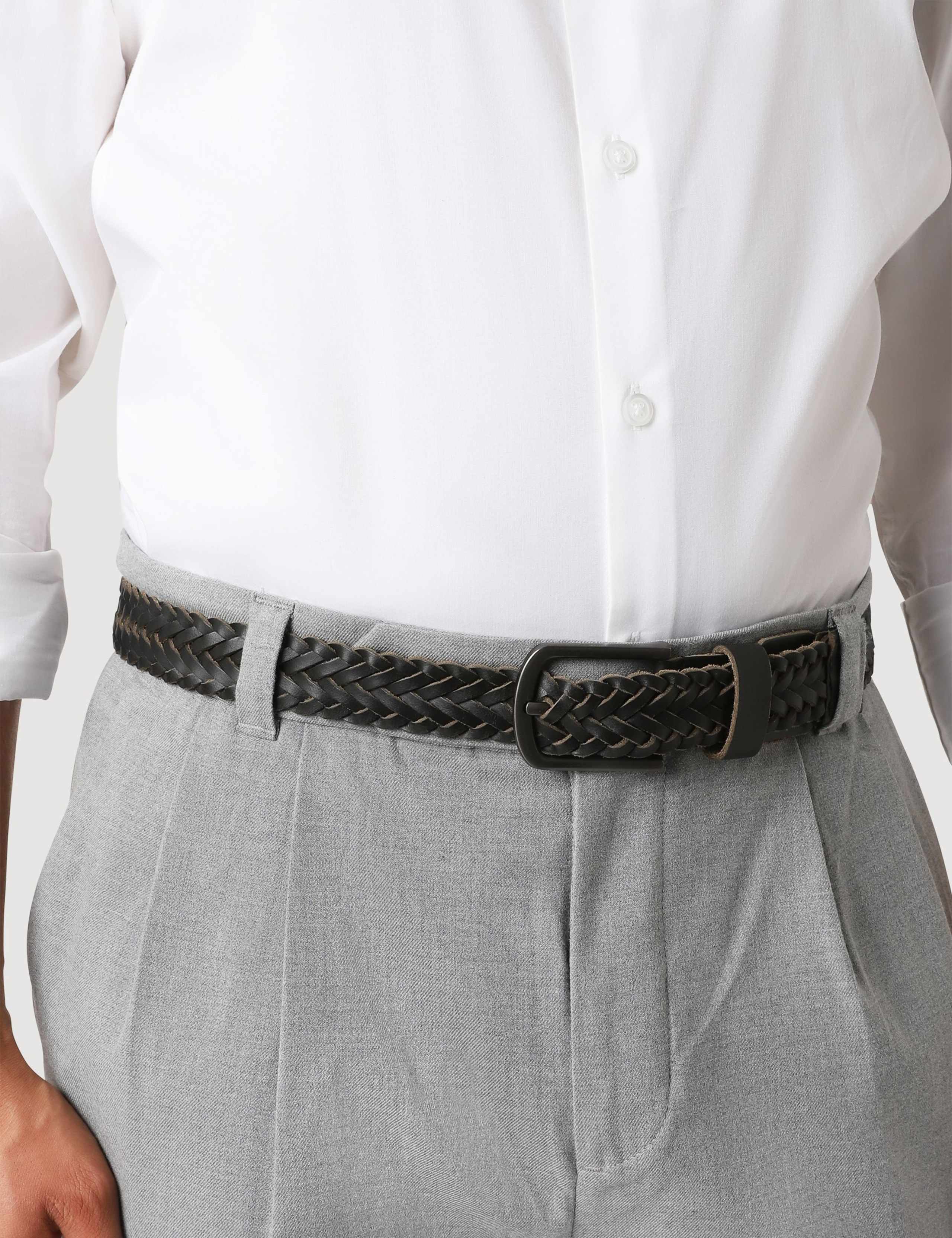 Braided Leather Belt 1 of 3