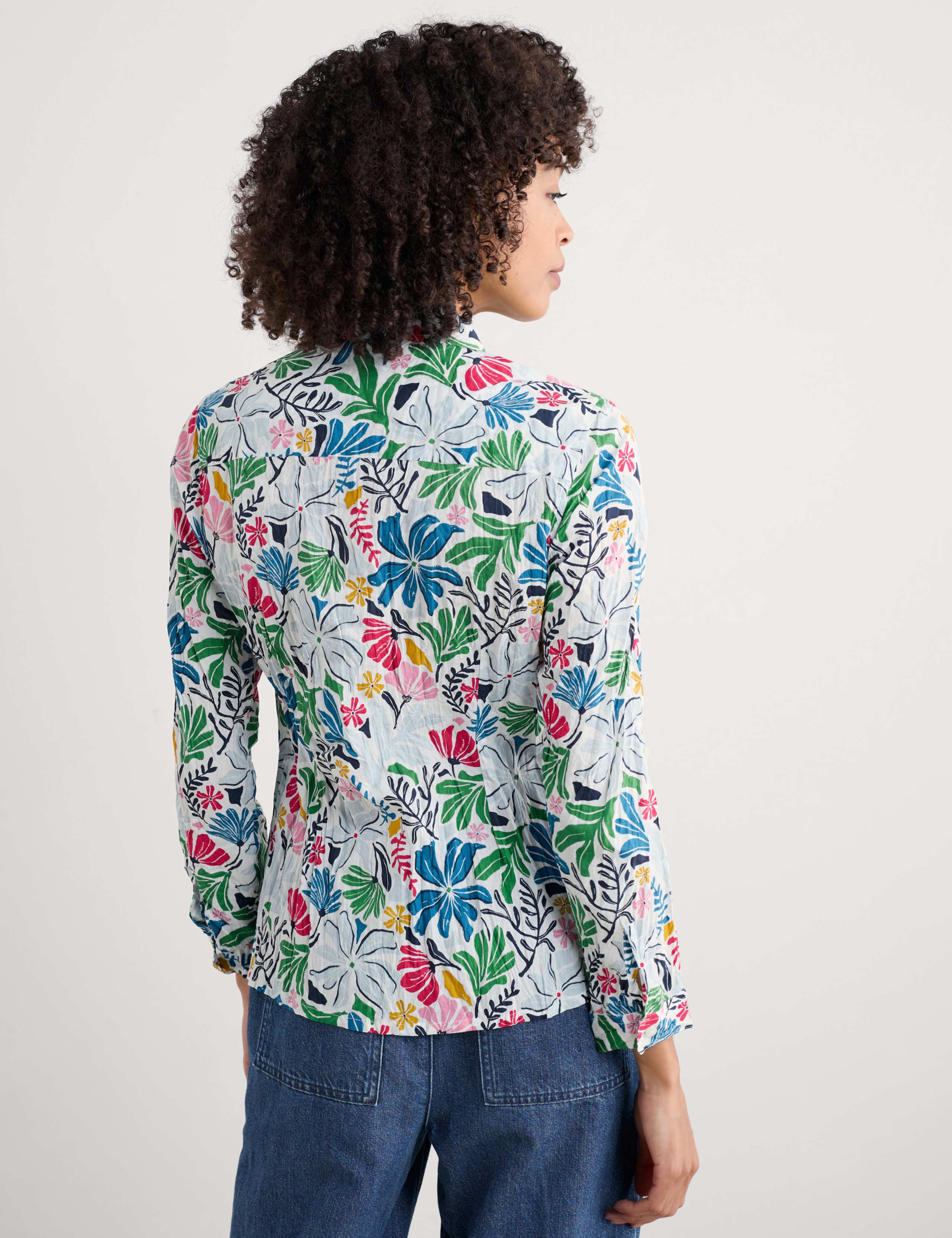 Pure Cotton Floral Shirt 4 of 5