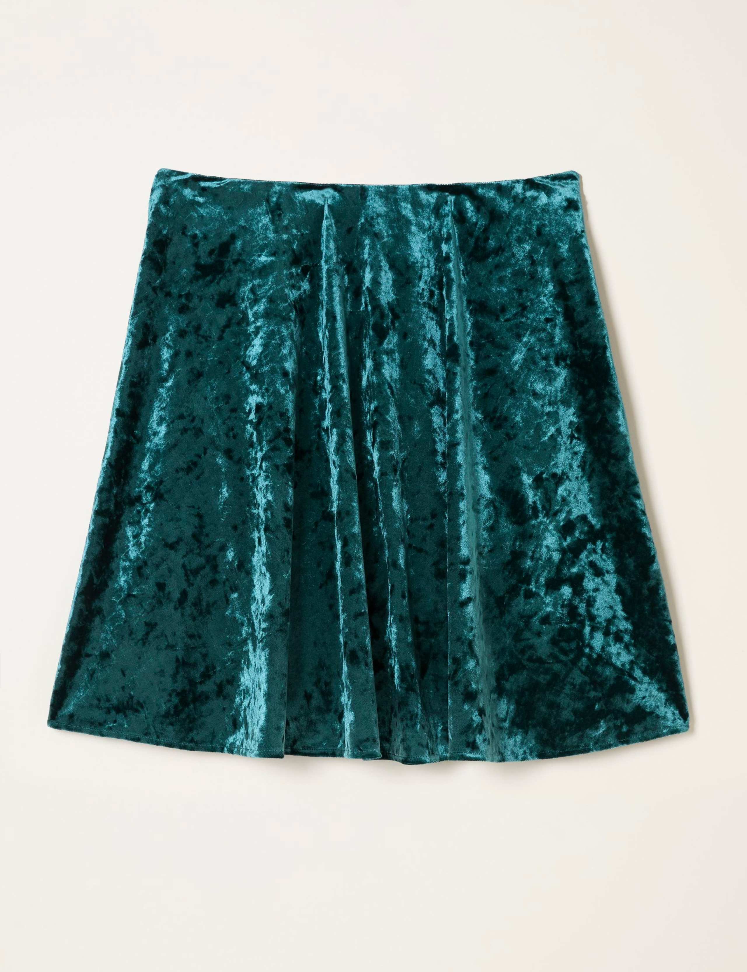 Velvet Mini Skater Skirt 2 of 6