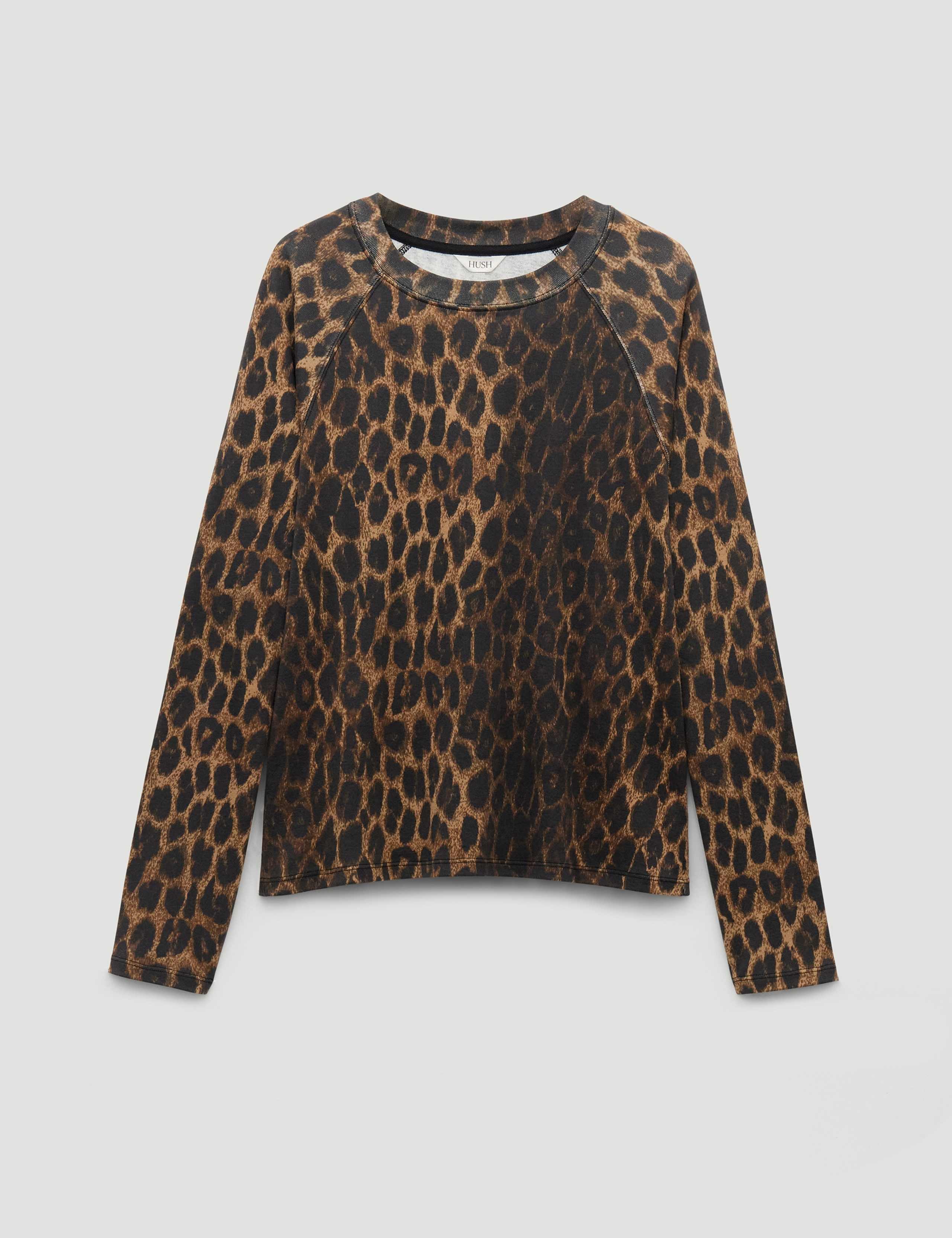 Pure Cotton Animal Print Sweatshirt 2 of 6