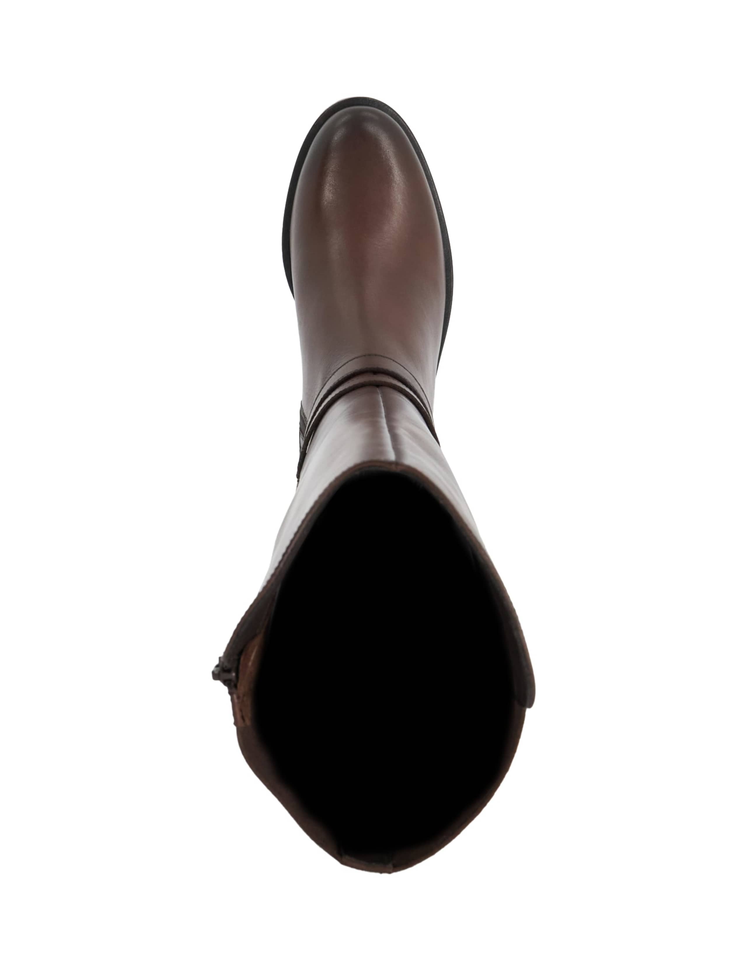 Leather Double Buckle Knee High Boots 2 of 5